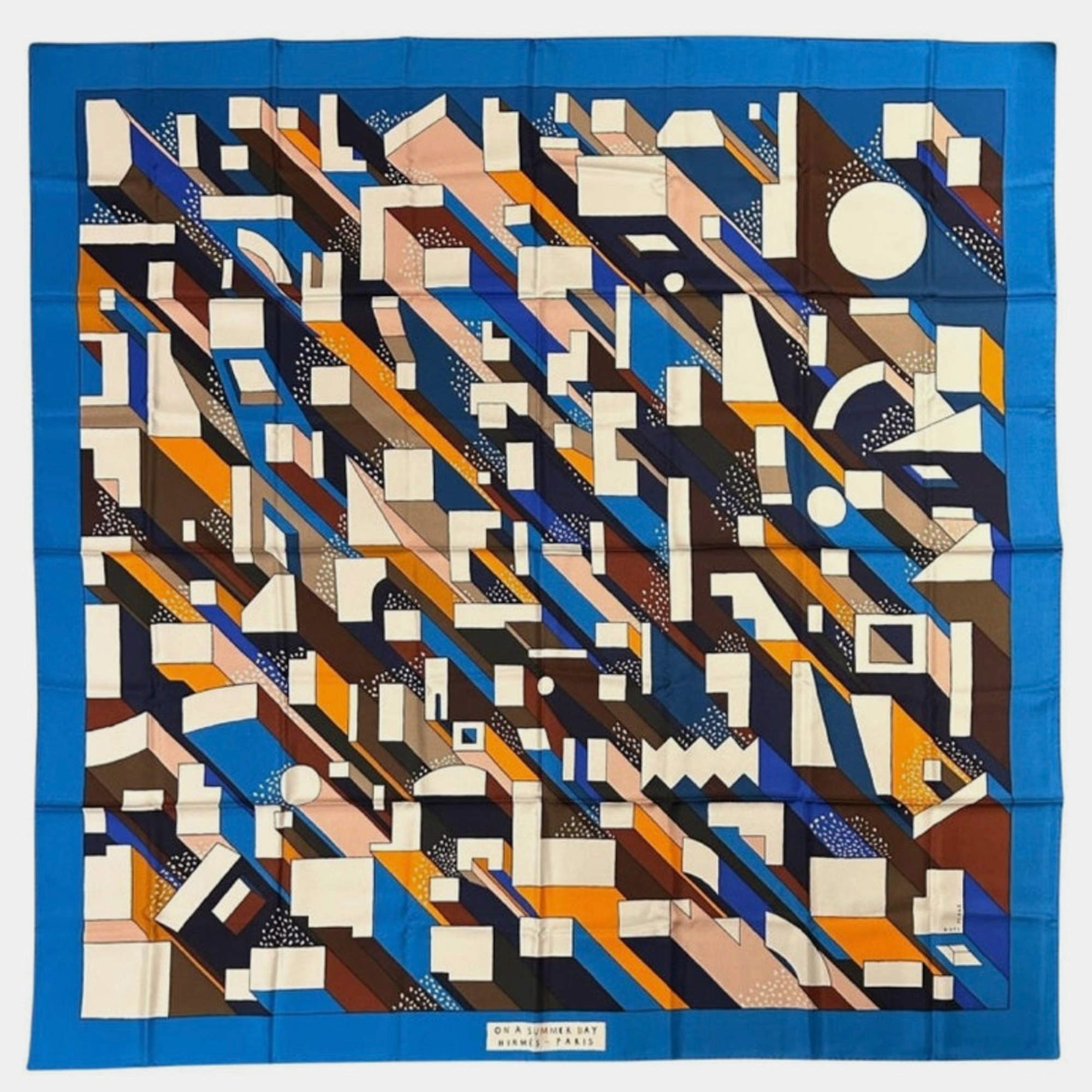 Hermes On Summer Day Silk Shawl 140Cm