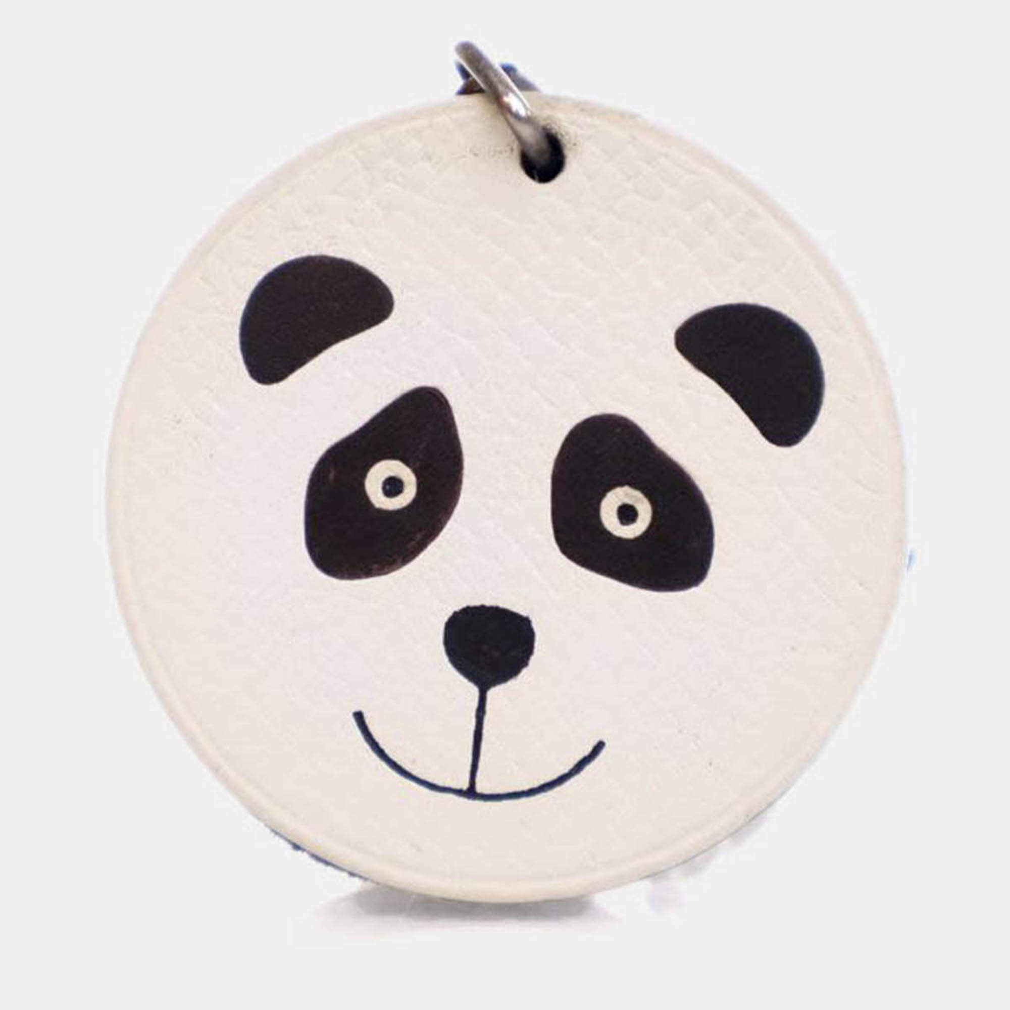 Pre Owned Hermes Epsom Panda Bag Charm