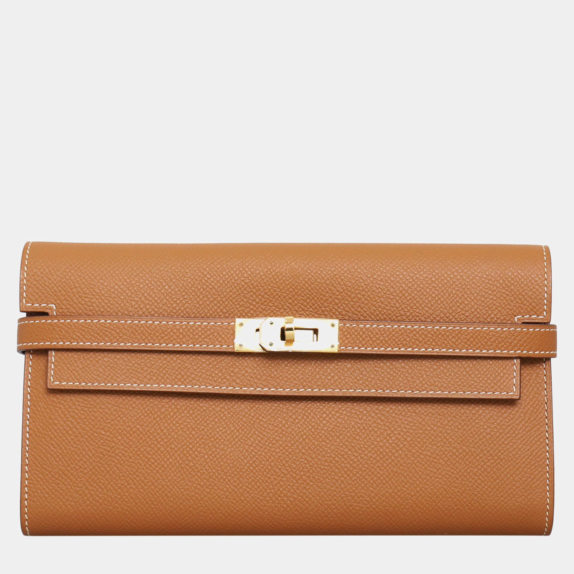 Pre Owned Hermes Epsom Kelly Longue Wallet