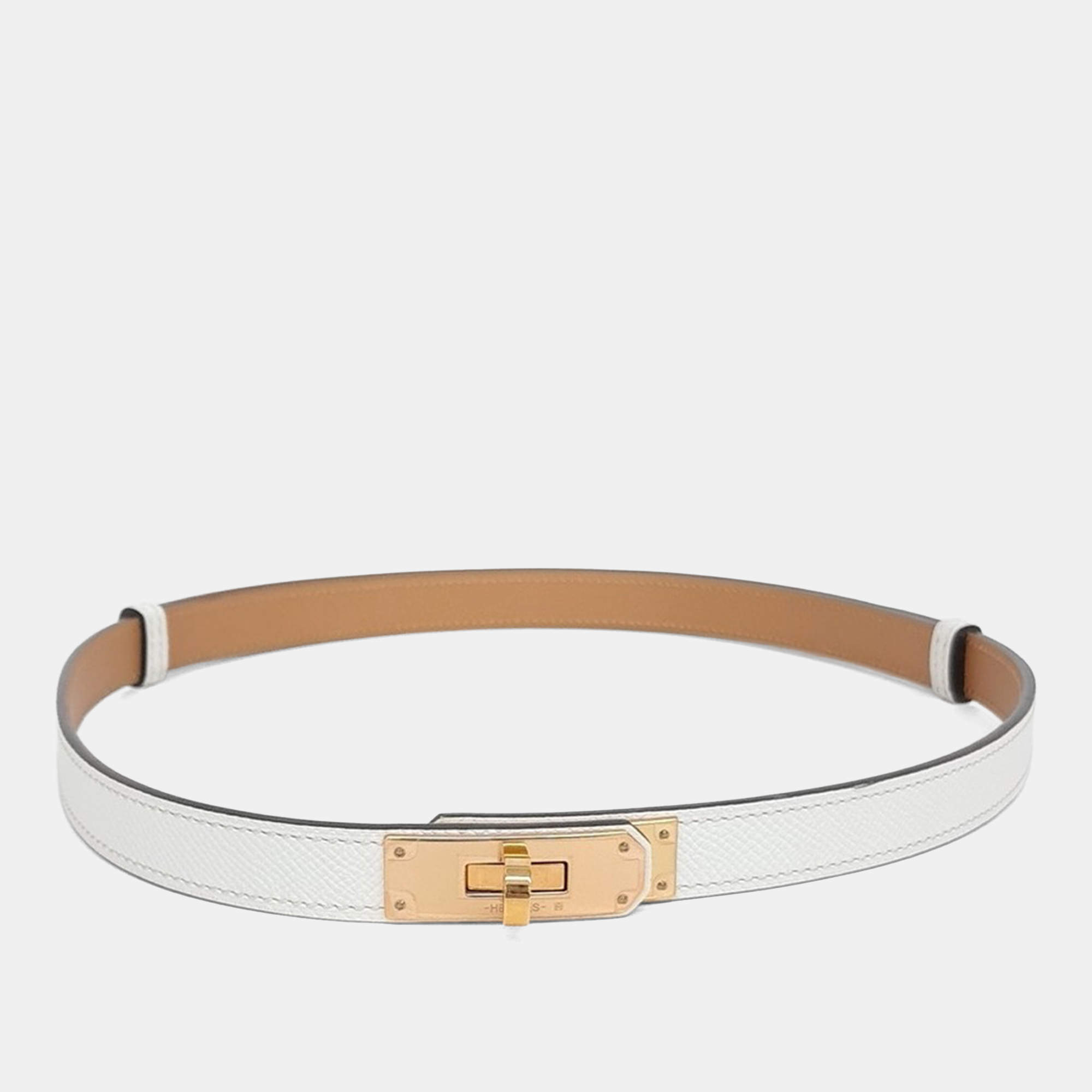 Pre Owned Hermes Kelly Leather  Belt