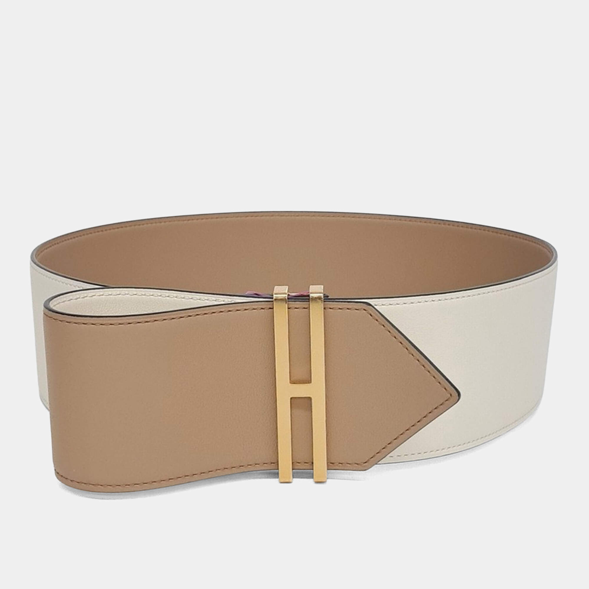 Pre Owned  Hermes Elan 66 Leather Belt