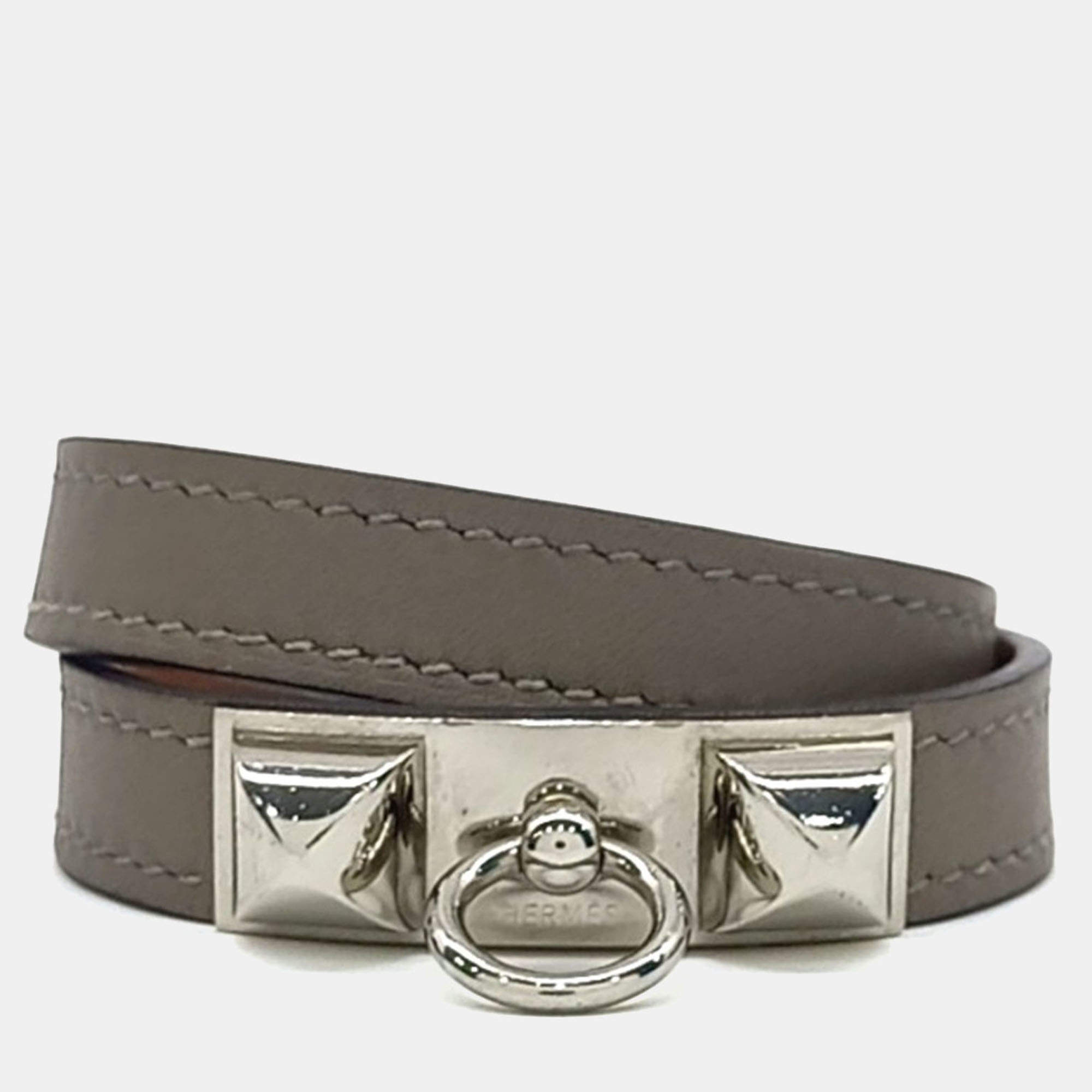 Pre Owned Hermes Double Rivet Bracelet