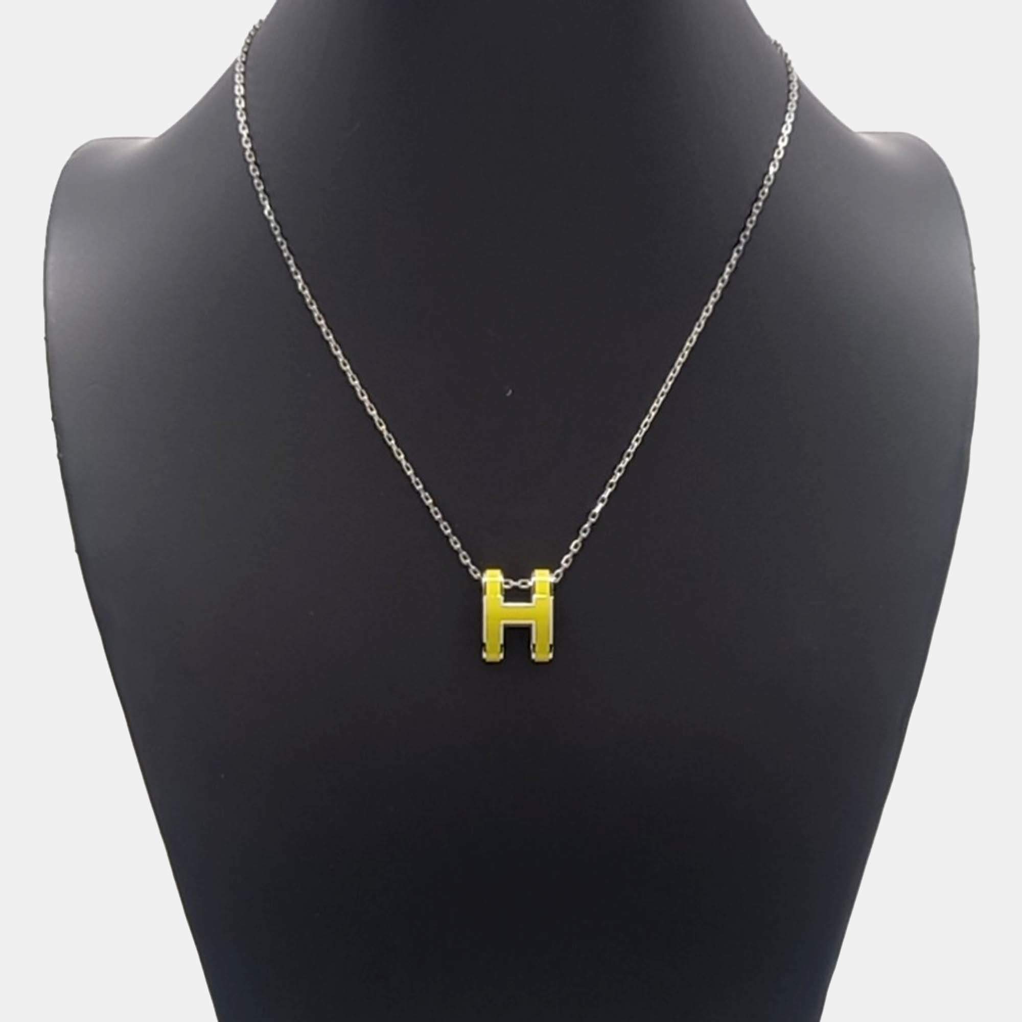 Pre Owned Hermes Pop H Necklace