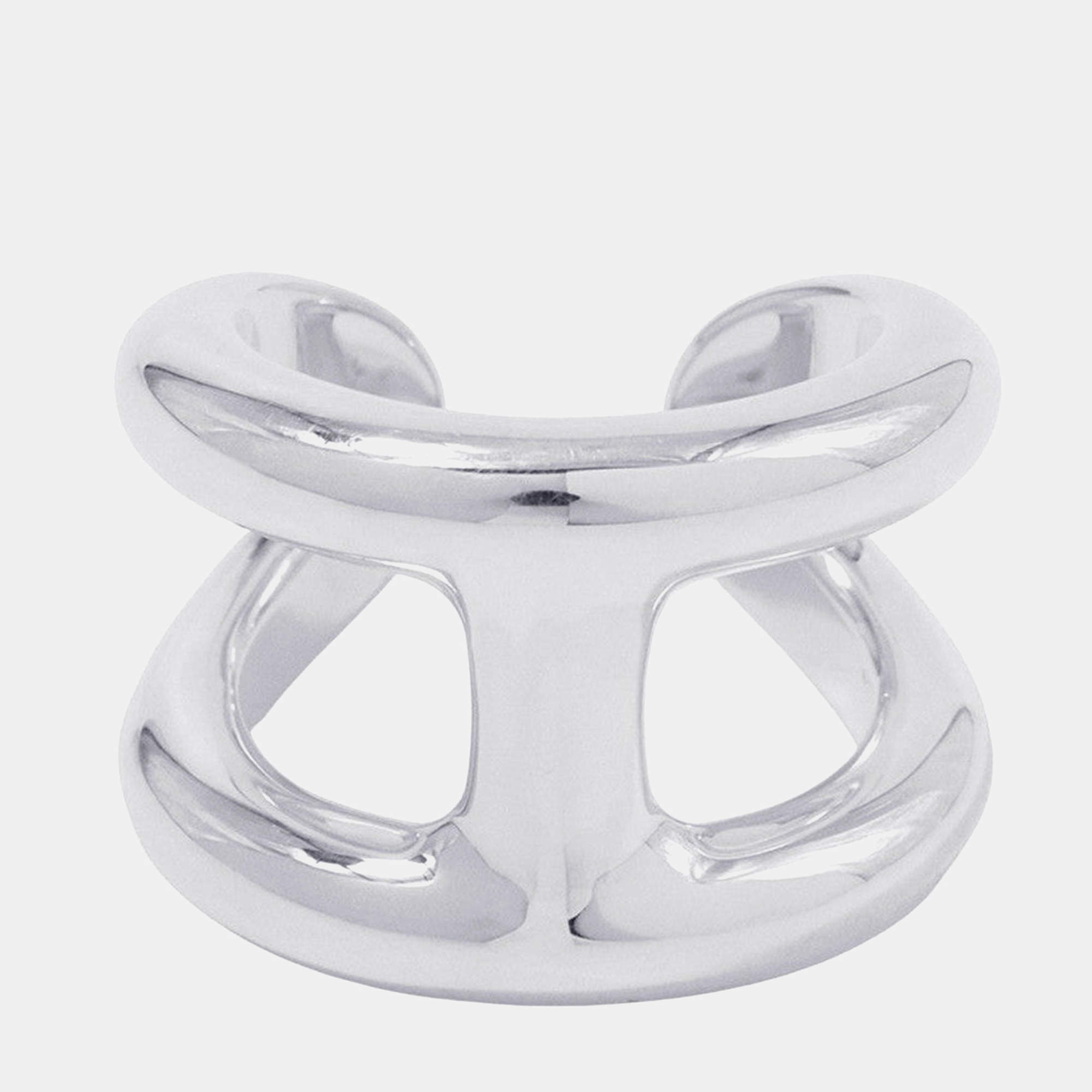 مملوكة مسبقًا خاتم هيرمس أوزموز مقاس جرام/52/#12 فضة 925