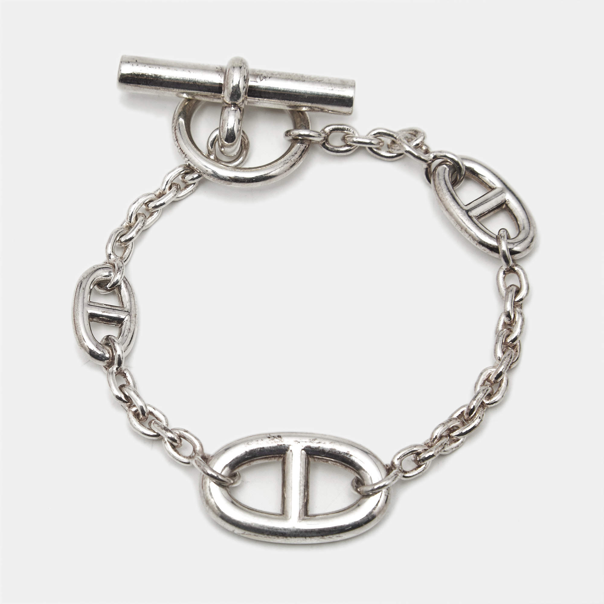 مملوكة مسبقًا Hermès Farandole Sterling Silver Bracelet