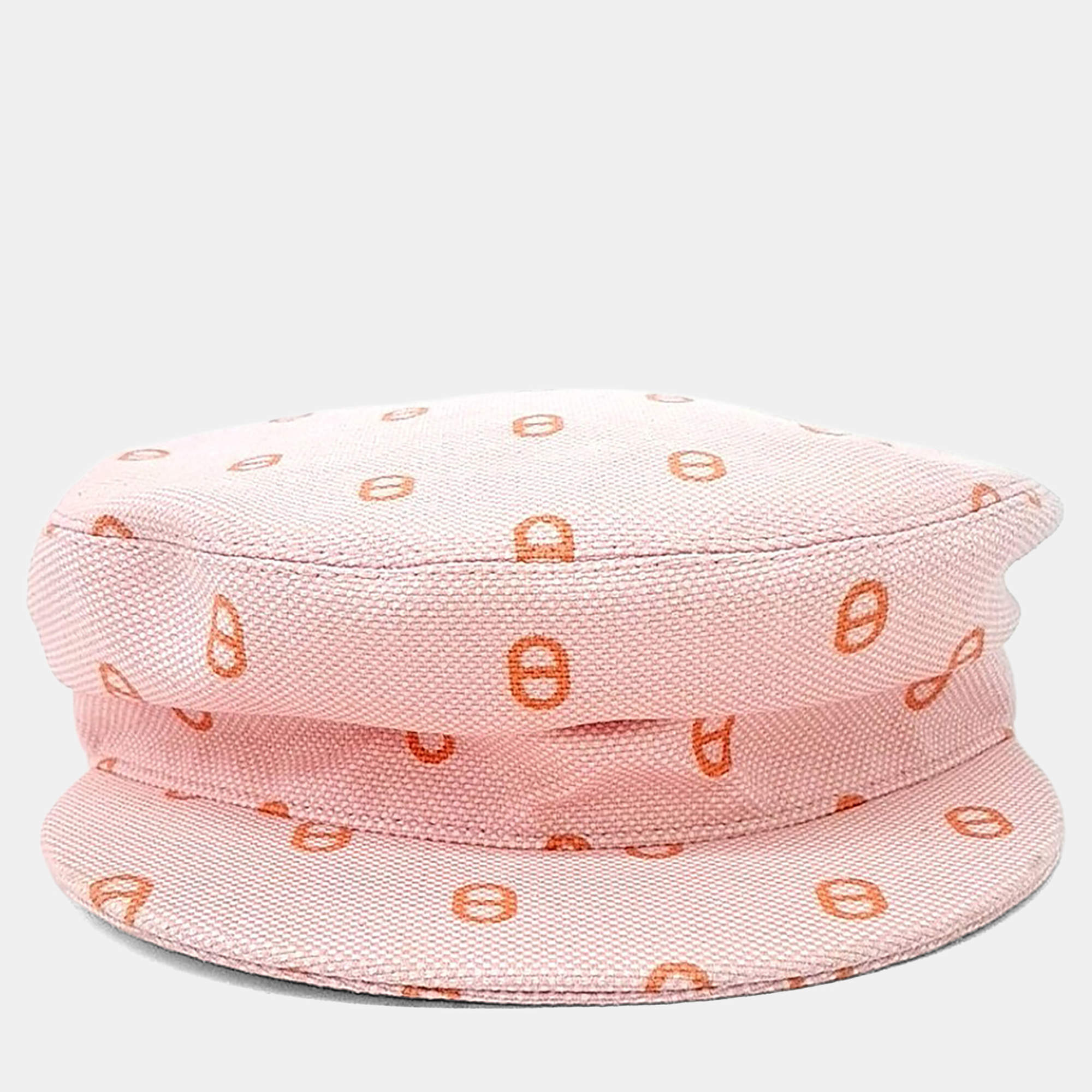 Pre Owned Hermes Pink Cotton Hat