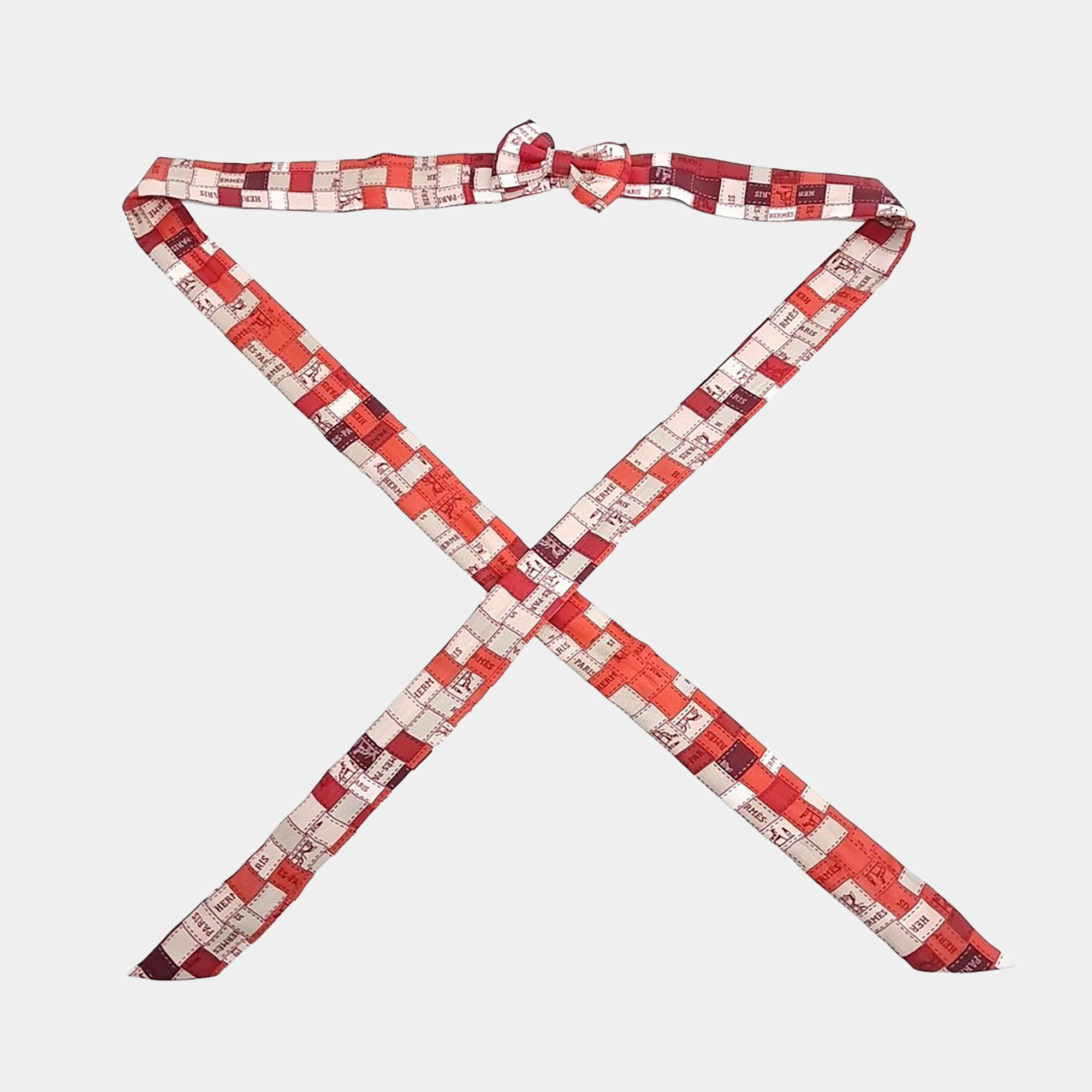 مملوكة مسبقًا Hermes ribbon scarf