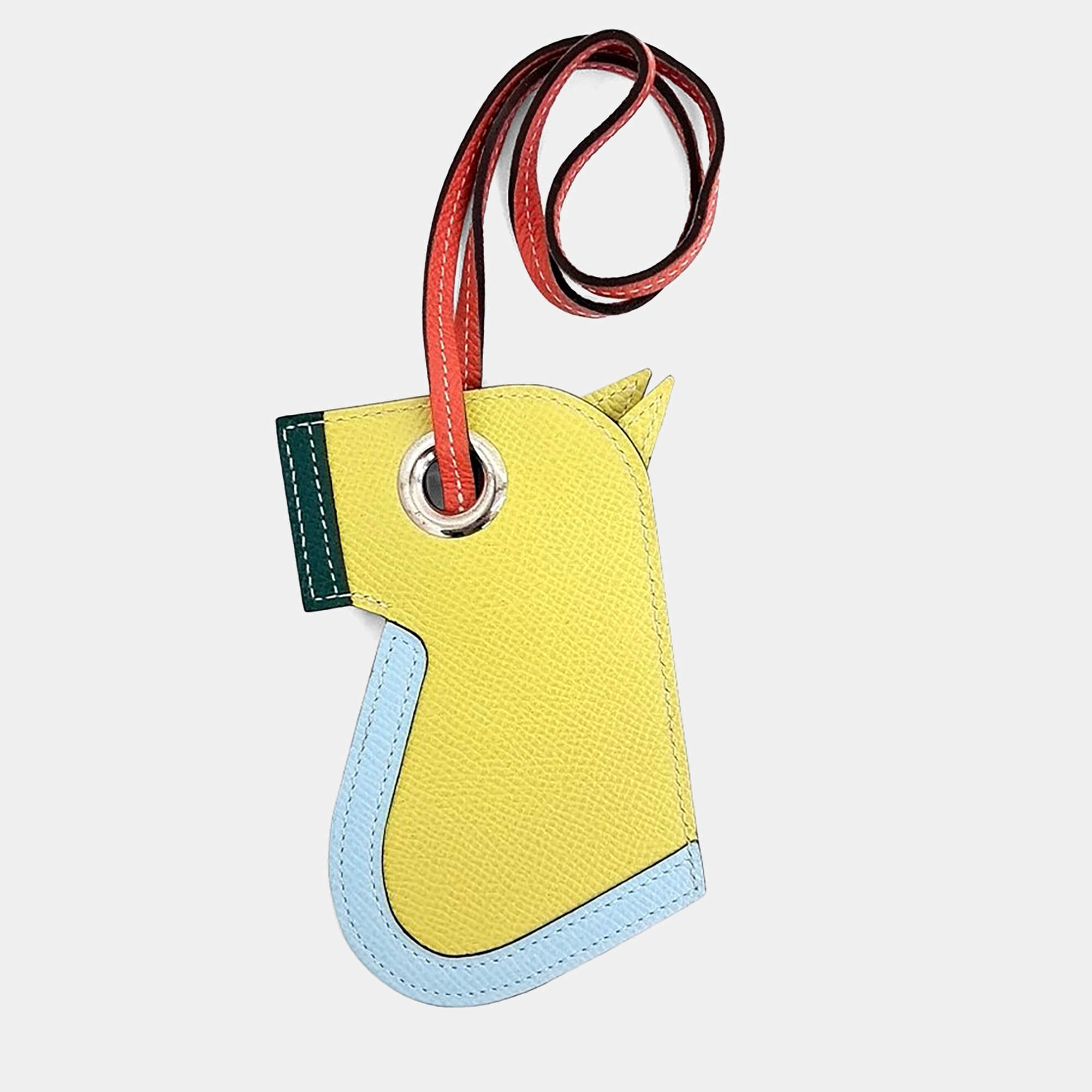 Pre Owned Hermes Multicolor Leather Camille Bag Charm