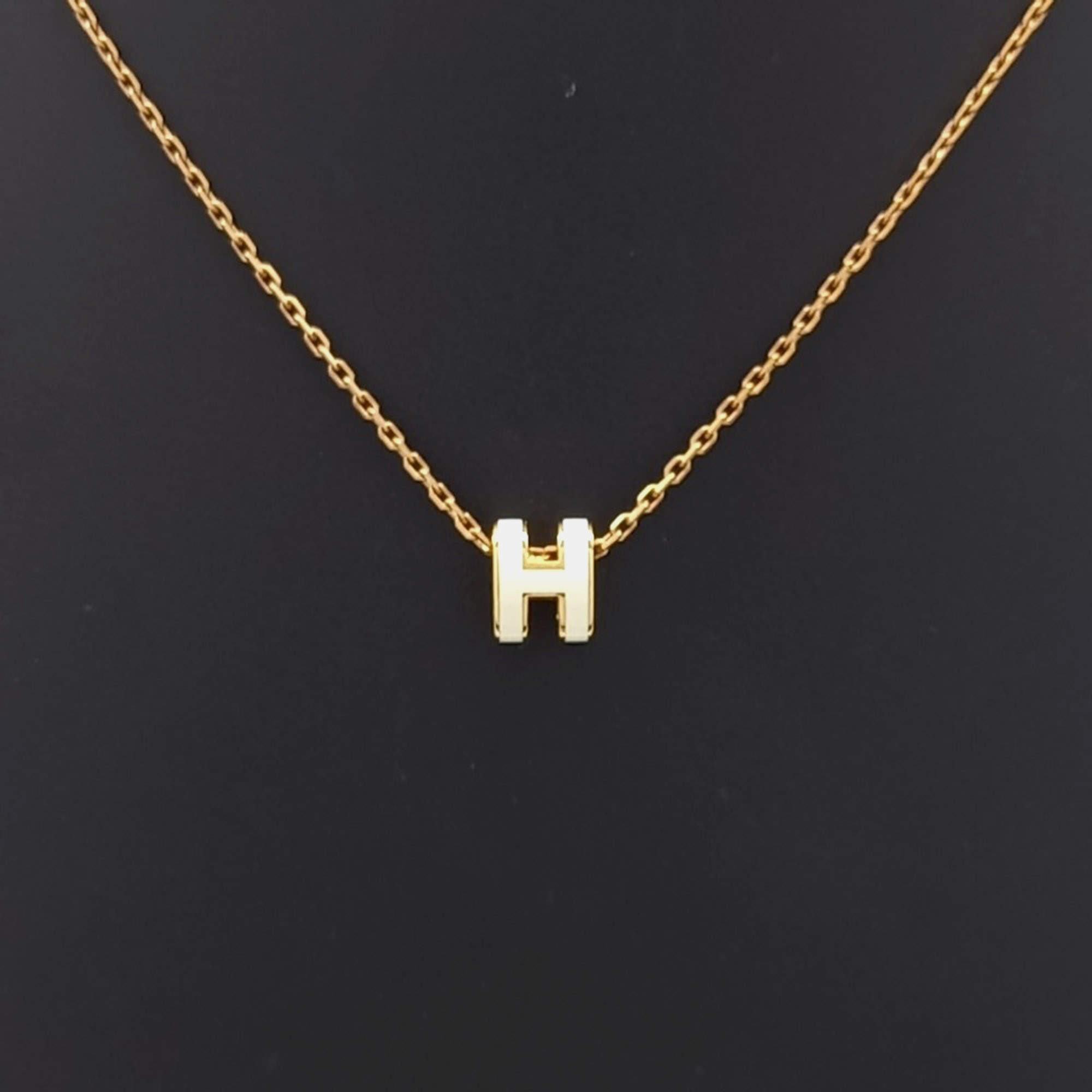 Pre Owned Hermes Pop H Mini Necklace
