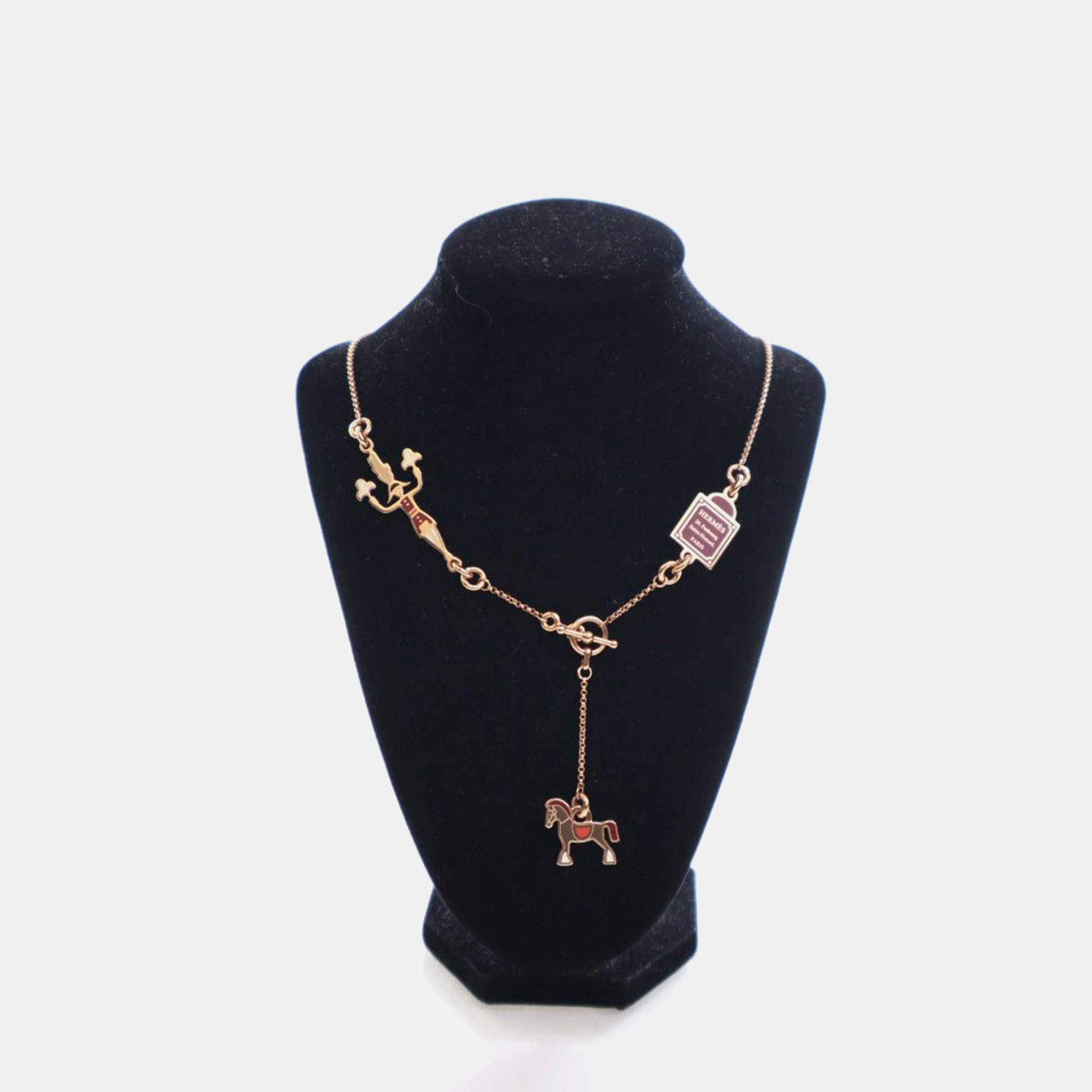 Pre Owned Hermes Cheval Necklace