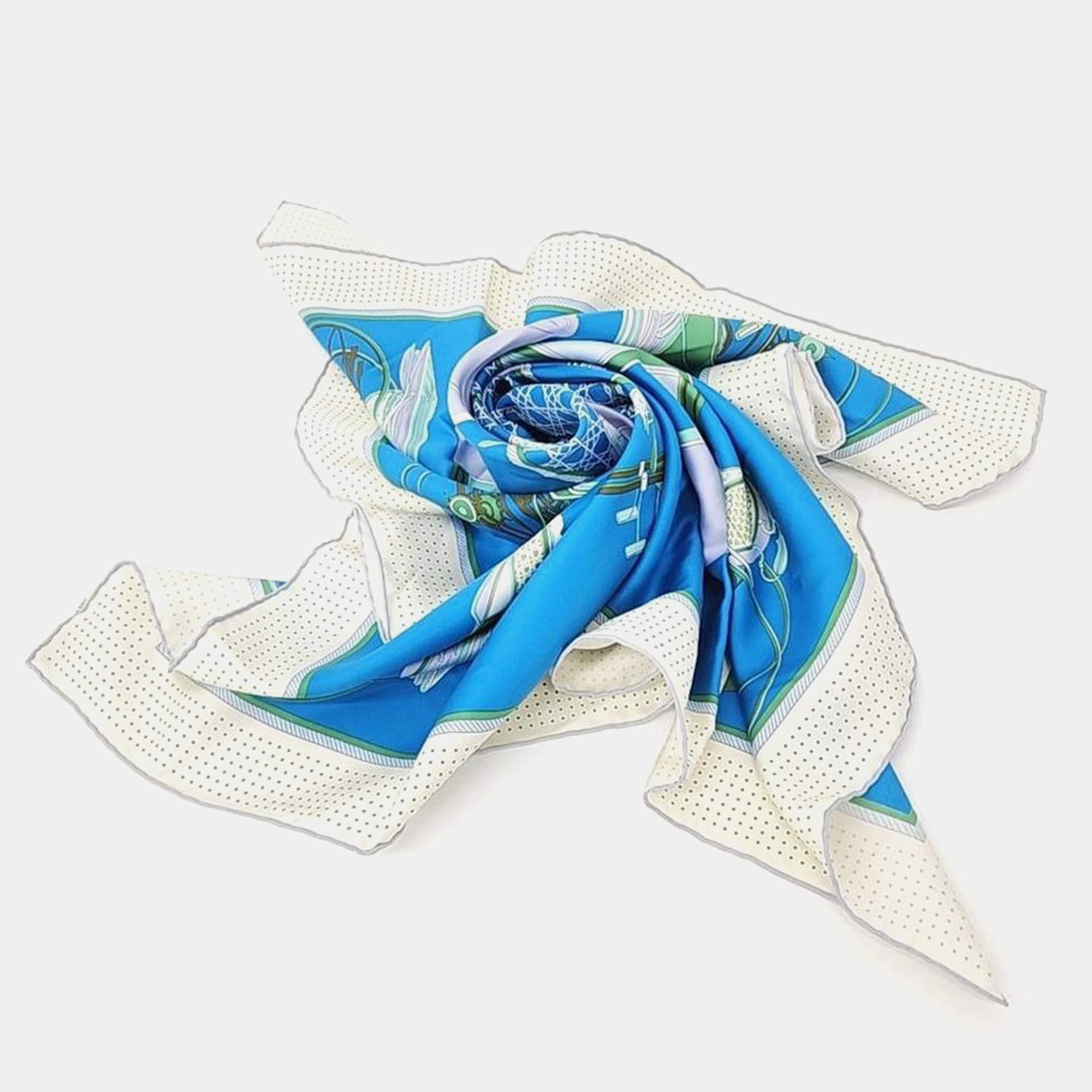 Pre Owned Hermes Silk Scarf