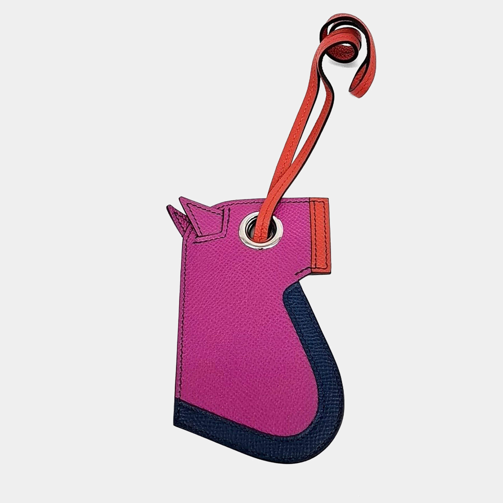 Pre Owned Hermes Multicolor Leather bag charm