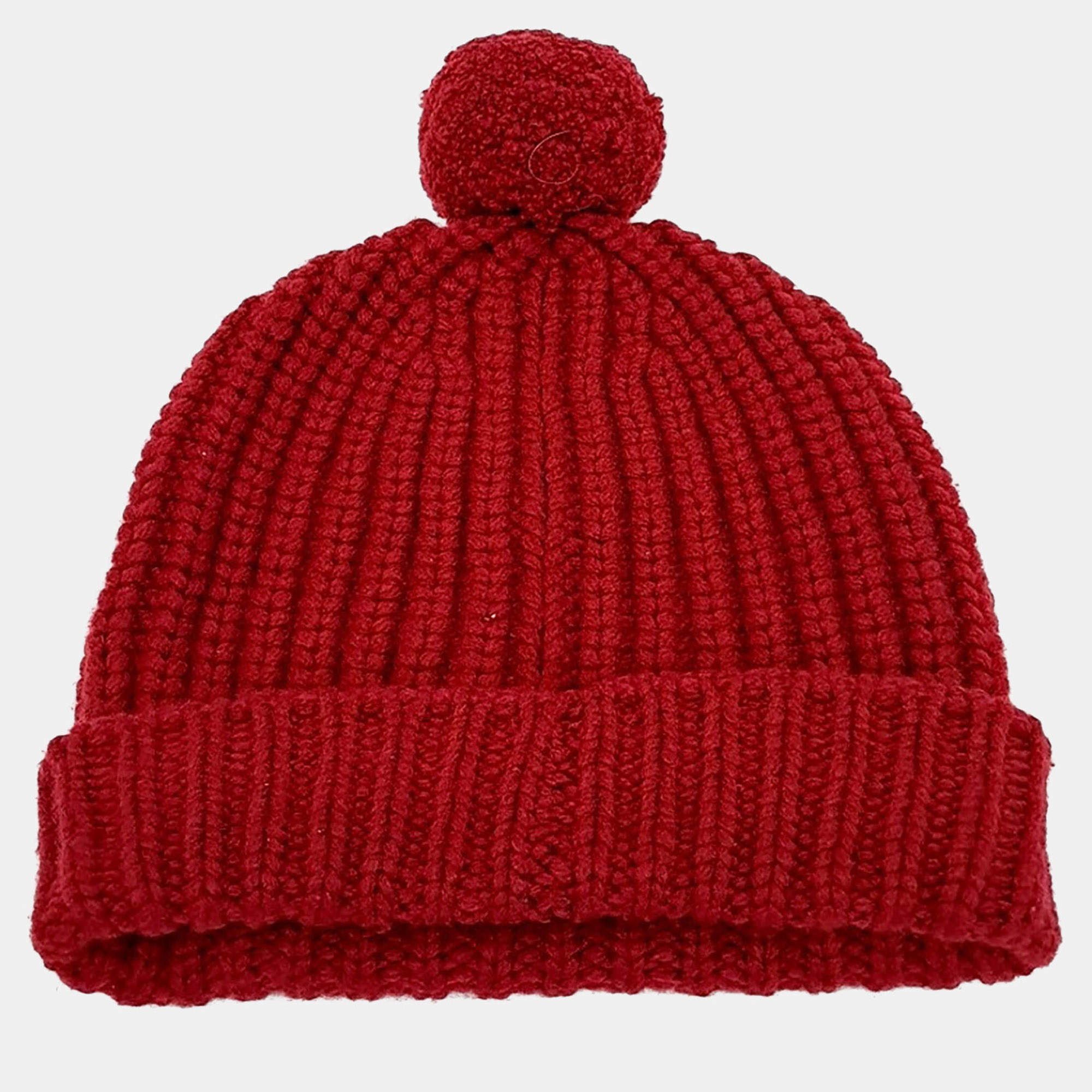 Pre Owned Hermes Cashmere Red Hat