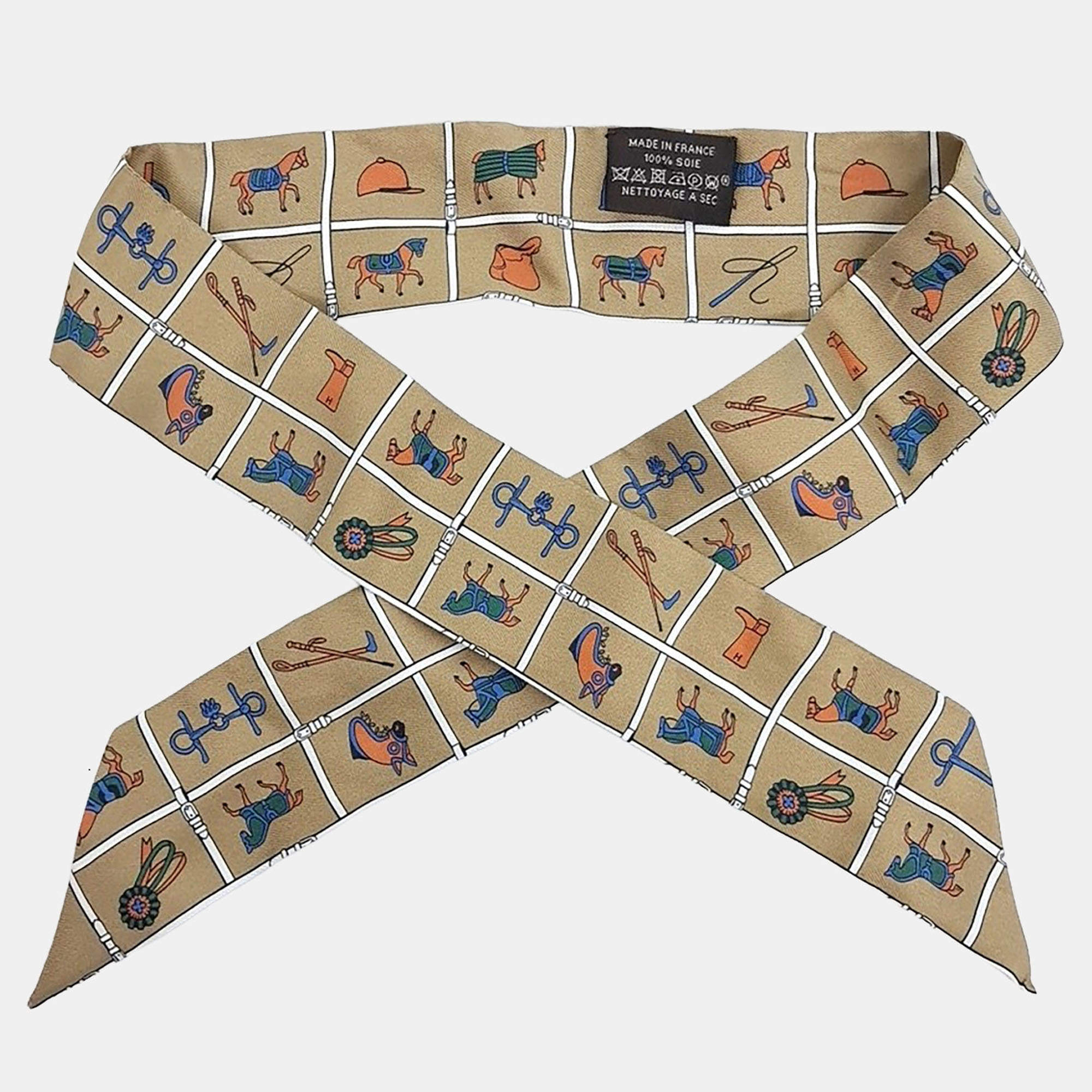 Pre Owned Hermes Silk Twilly
