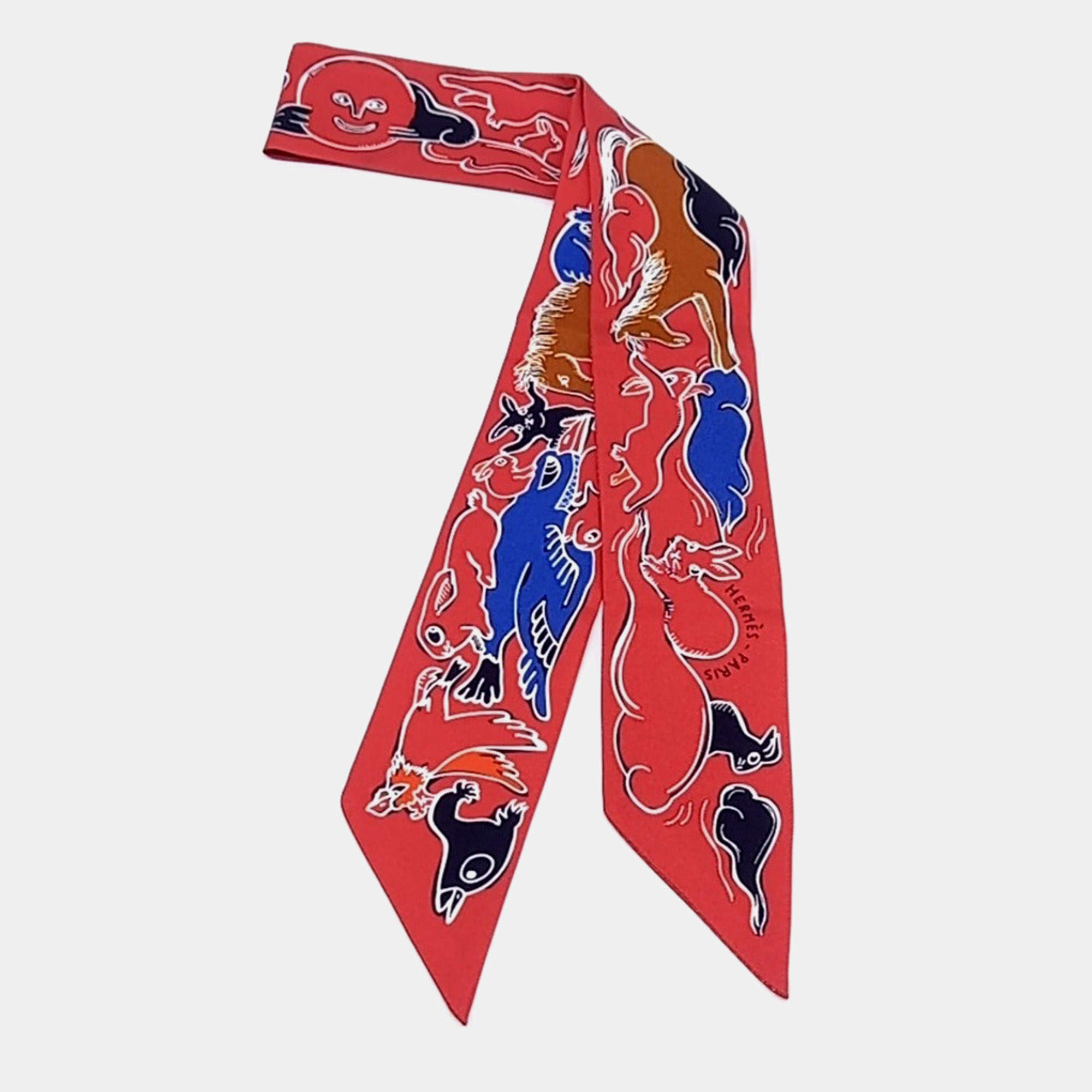 مملوكة مسبقًا Hermes Twilly Scarf
