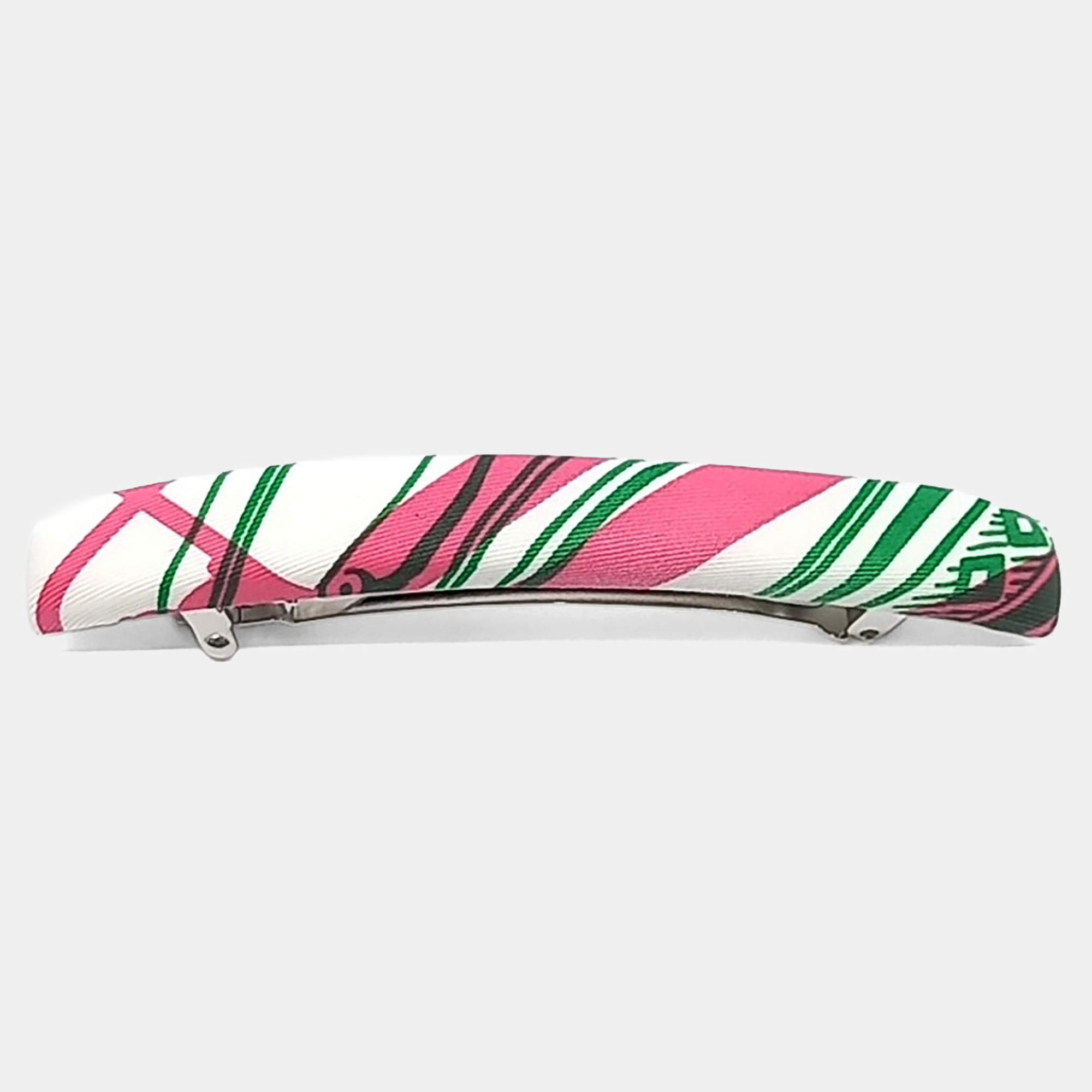 Pre Owned Hermes Silk Multicolor Hairpin