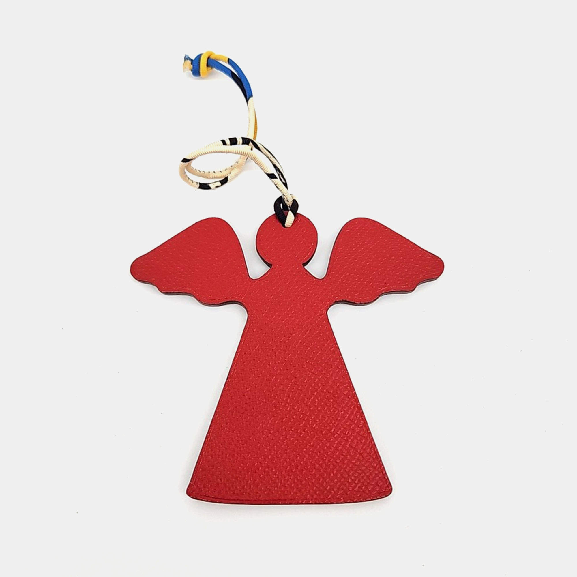 مملوكة مسبقًا Hermes Petit H Petit Hache Red Leather Bag Charm