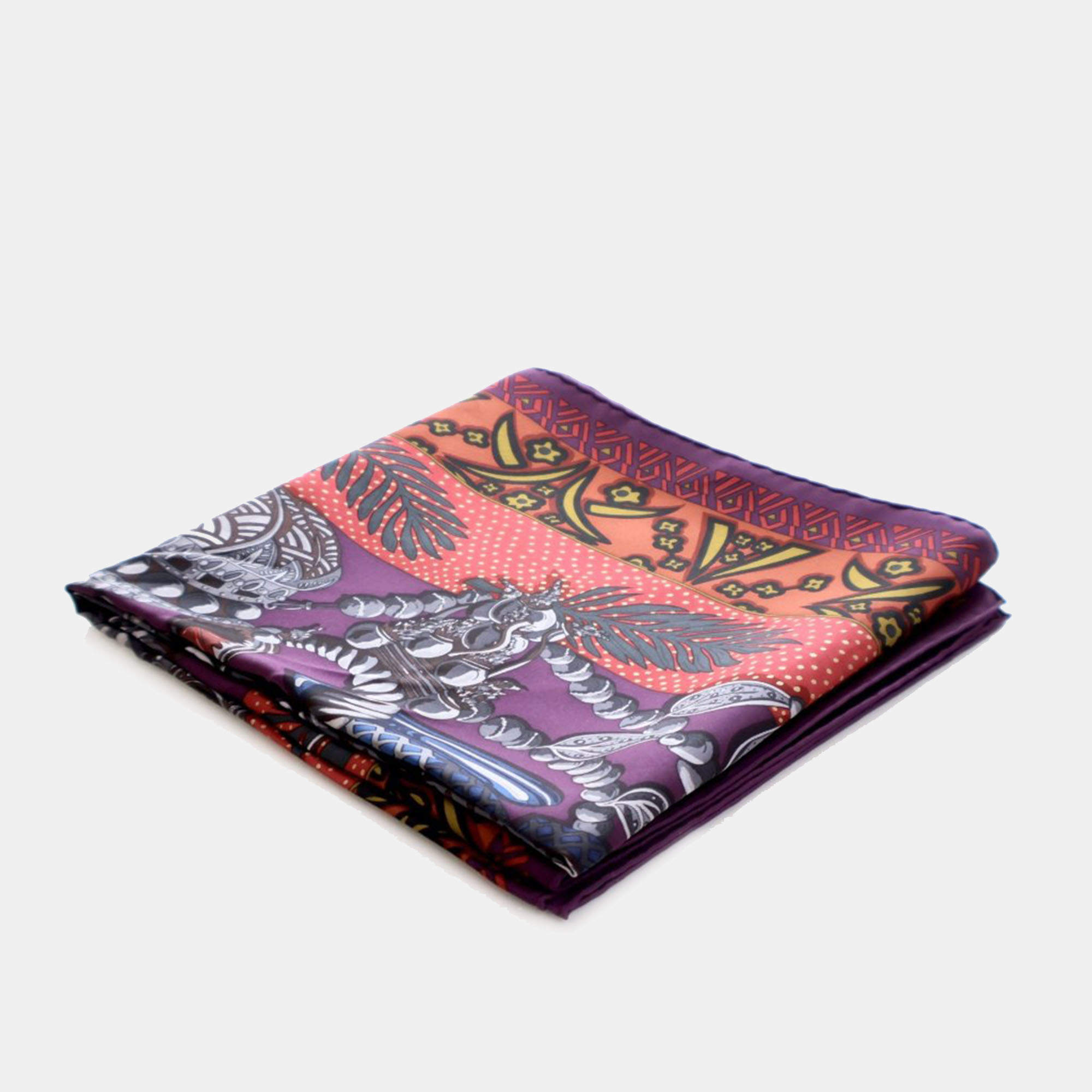 مملوكة مسبقًا Hermes Zenobie Reine De Palmyre Silk Scarf 90