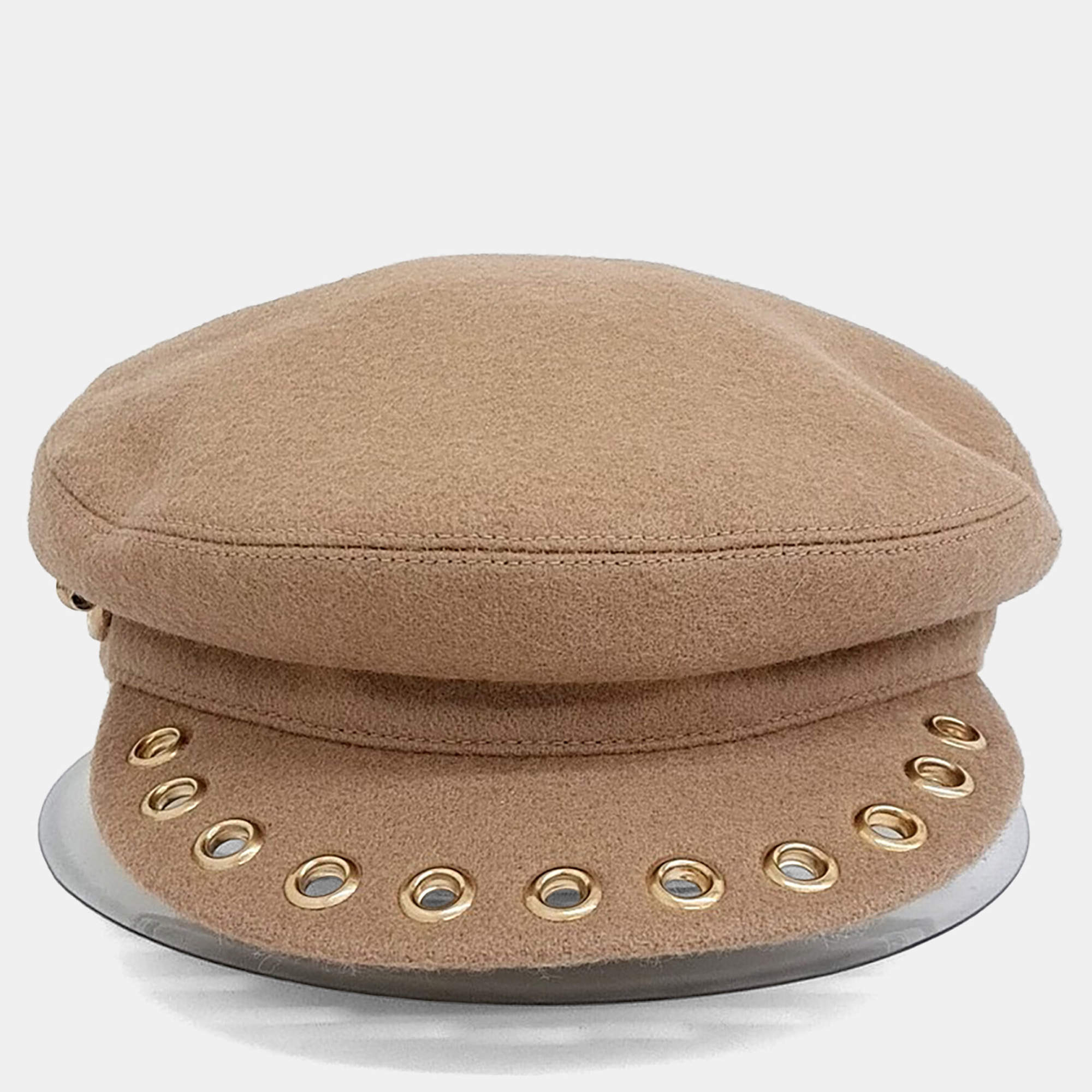 مملوكة مسبقًا Hermes Beige Wool Hat Size 59