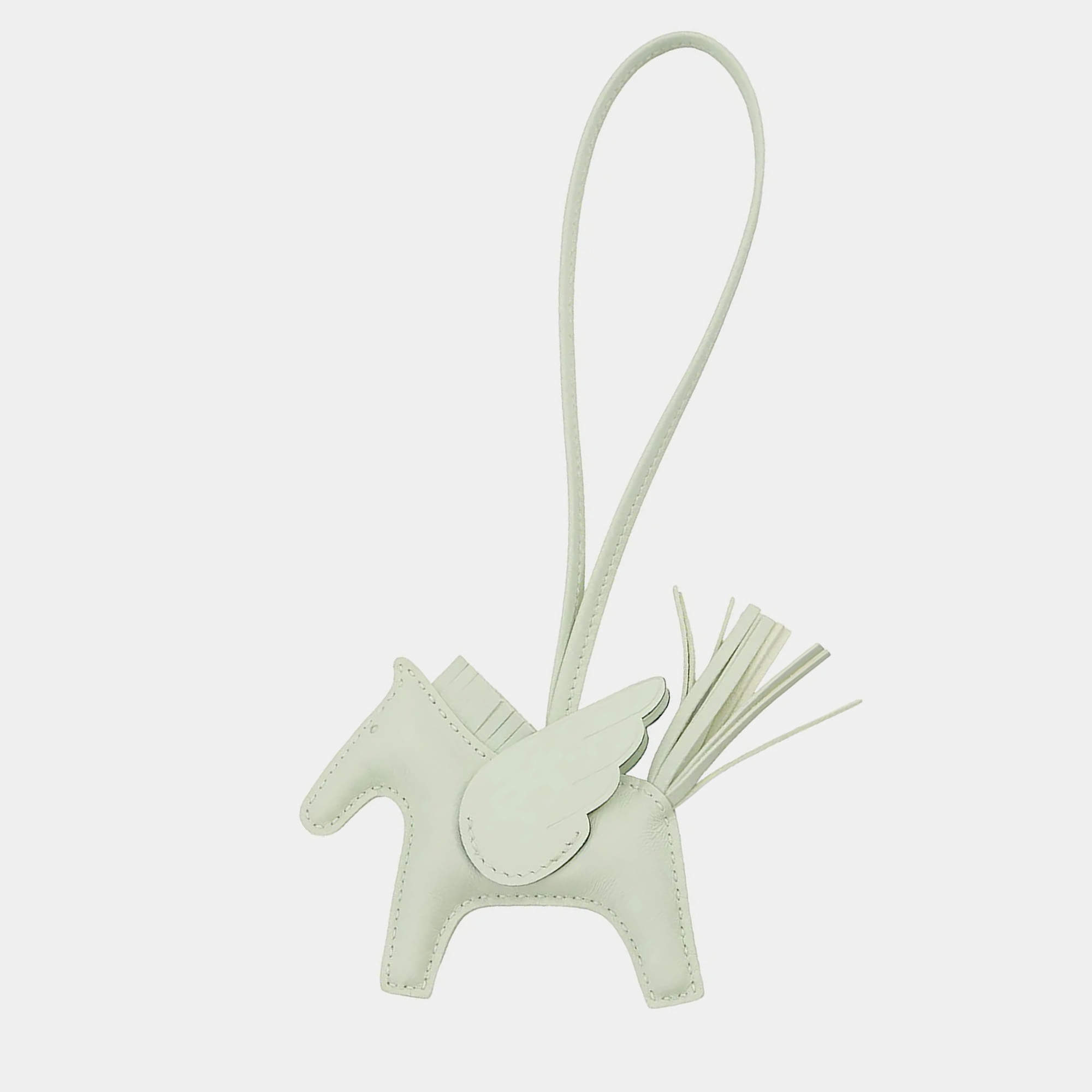 مملوكة مسبقًا دلاية حقيبة هيرمس بيغاسوس فيرت فيز جلد الخروف حجم بيتيت موديل