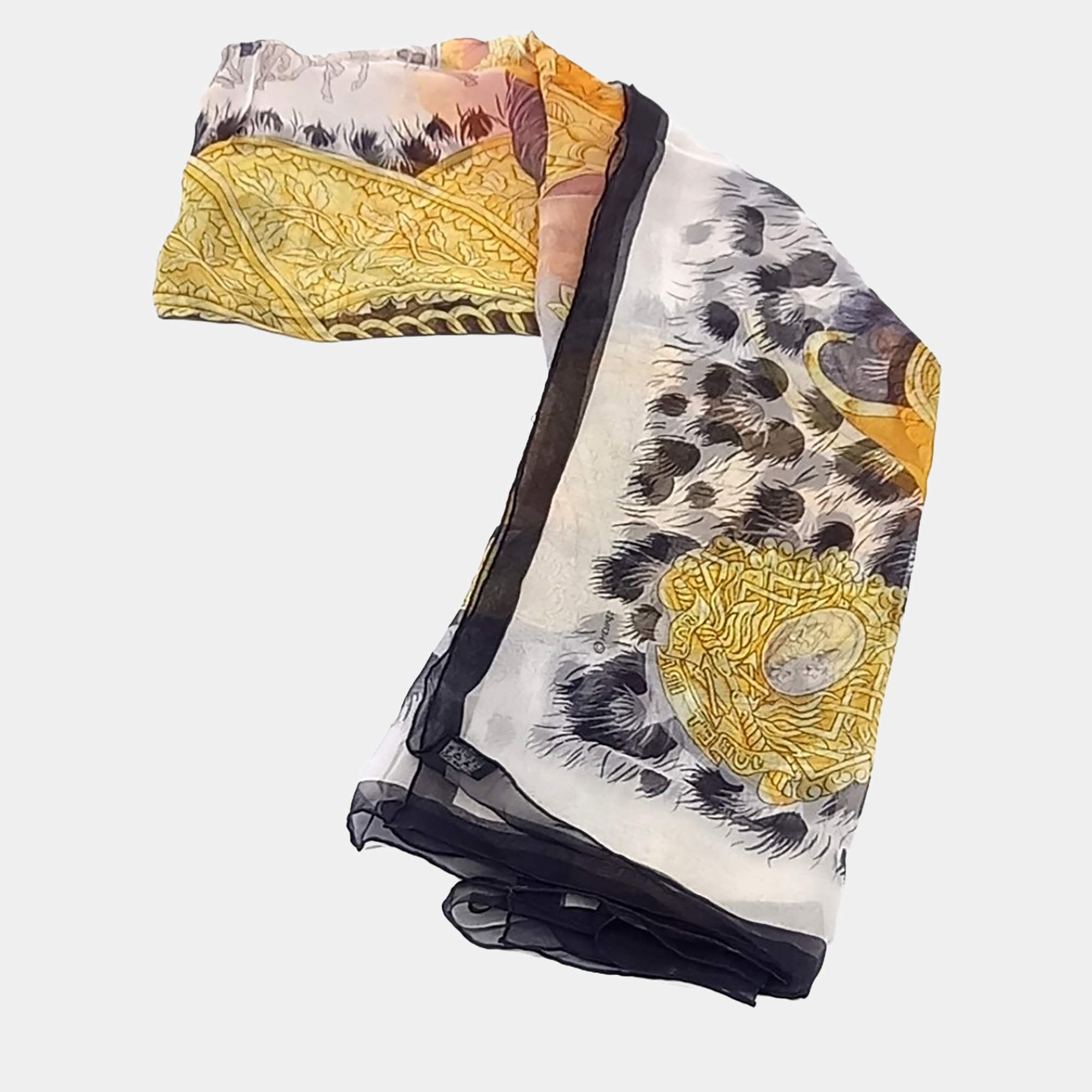 Pre Owned Hermes Multicolor silk scarf