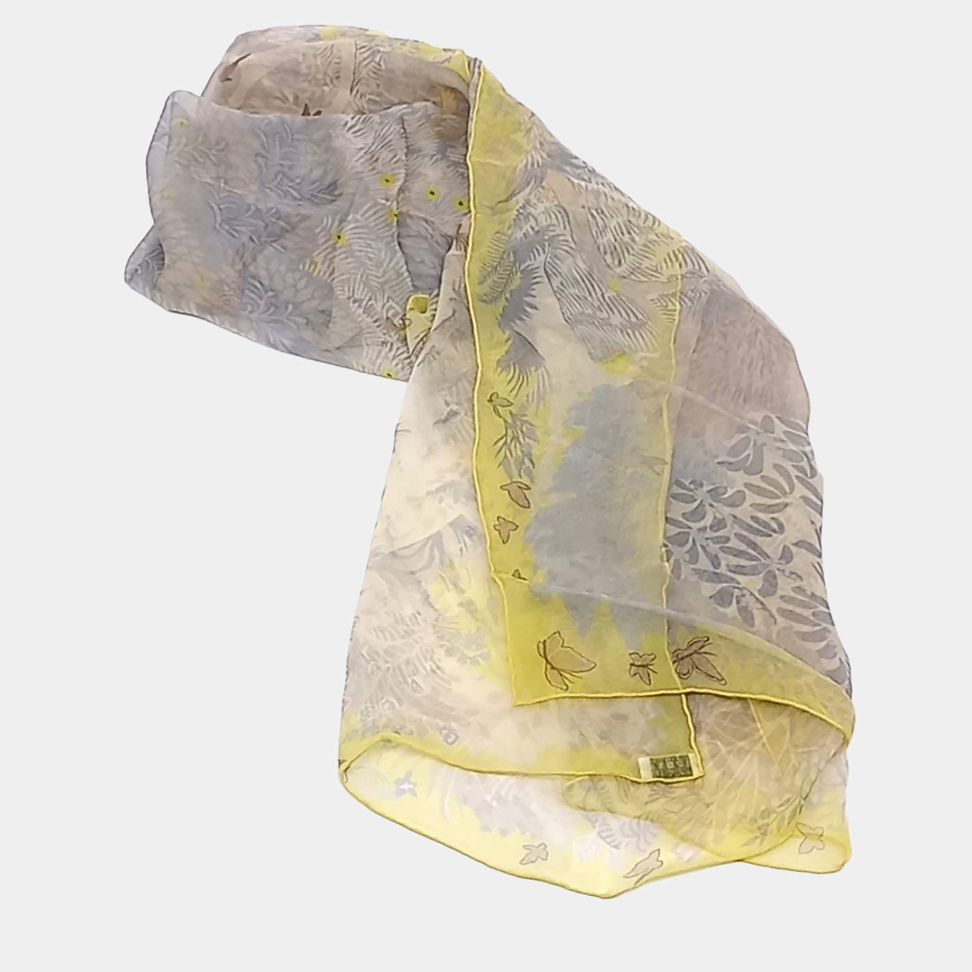 Pre Owned Hermes Multicolor silk scarf