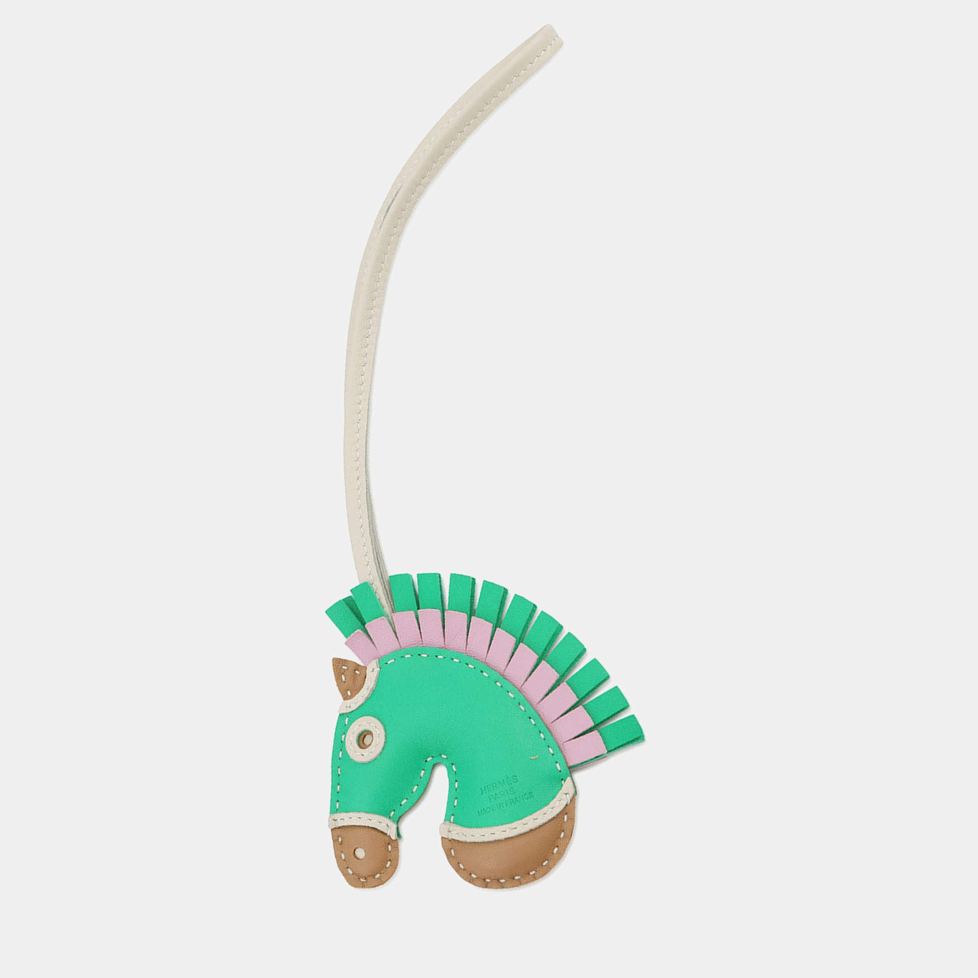 مملوكة مسبقًا حقيبة هيرمس جي كاماييل جلد لامبسكين بلون المنثى/ الموف سيلفستر/ شاي/ نتا