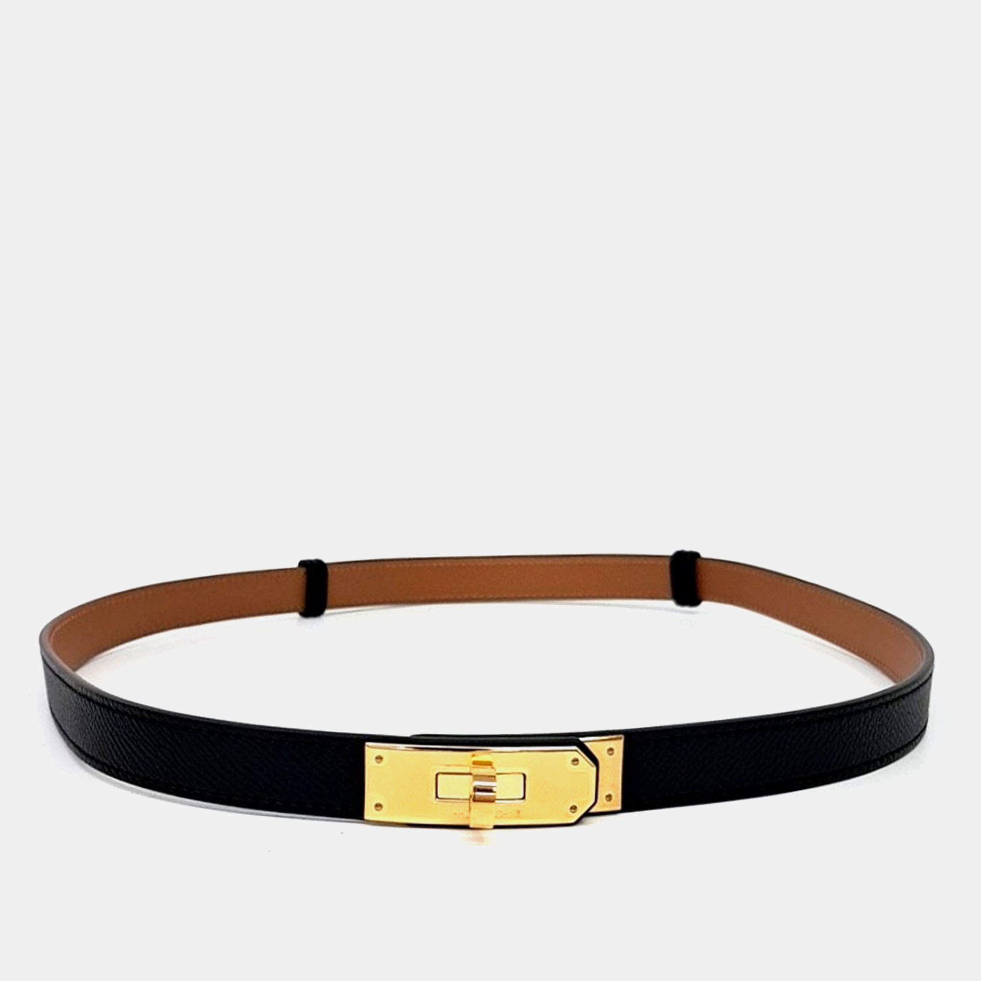 Pre Owned Hermes Leather Kelly Belt