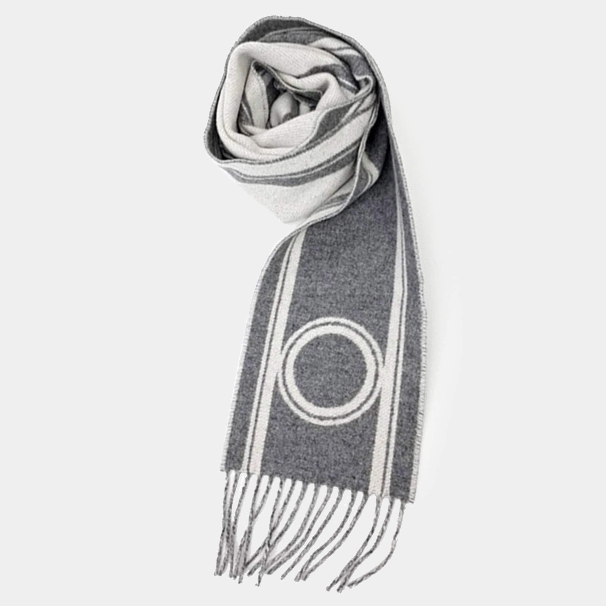 Pre Owned Hermès Multicolor Cashmere Scarf