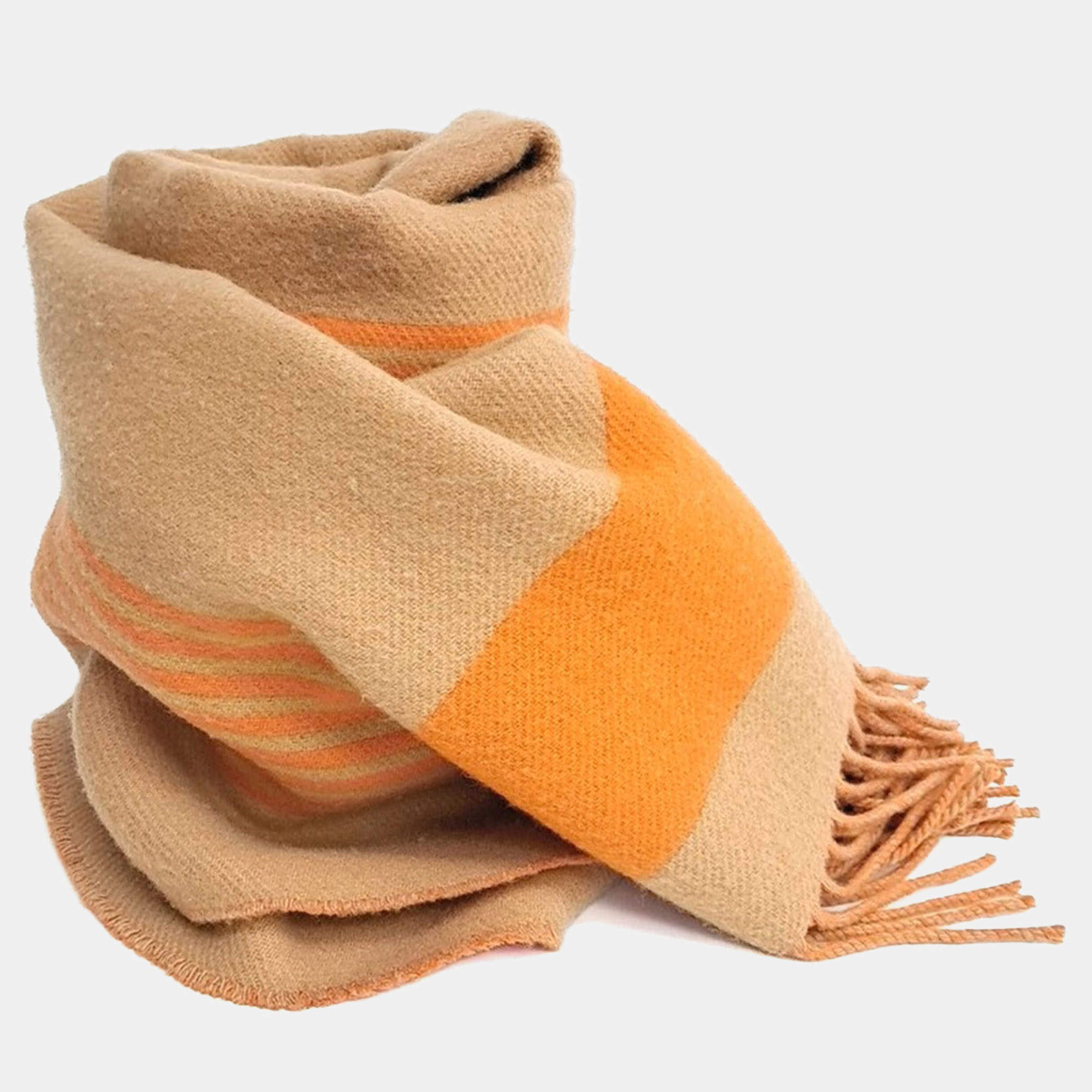 Pre Owned وشاح هيرمس كشمير متعدد الألوان