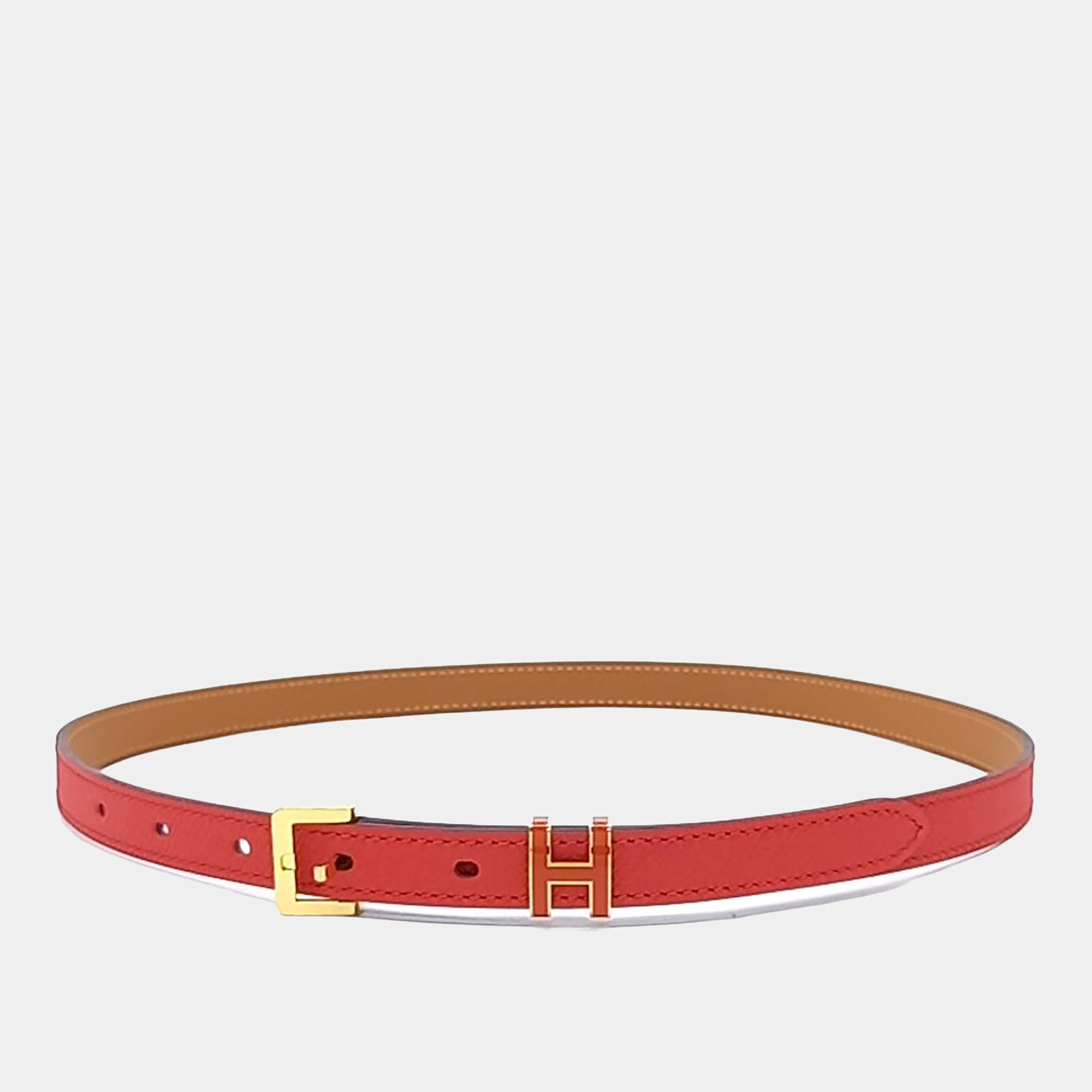 Pre Owned Hermès Leather Pop H Belt (Y)