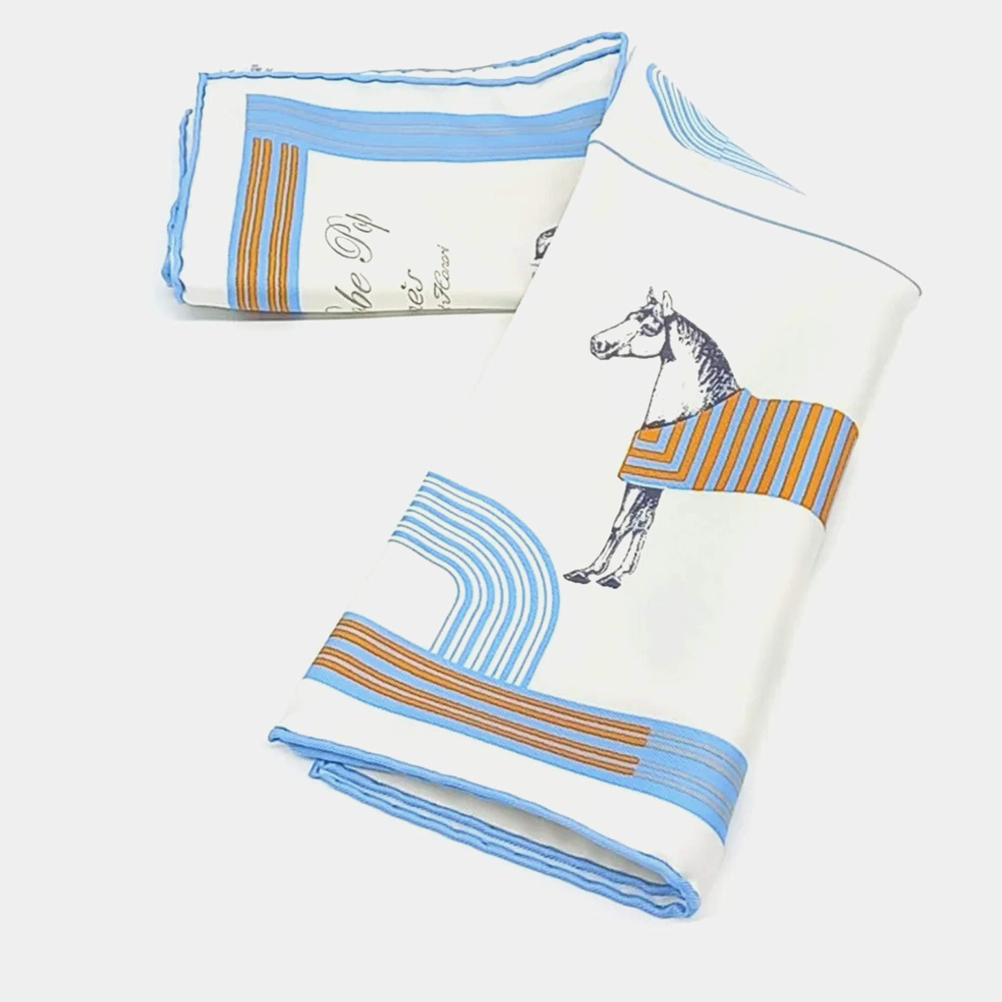 Pre Owned Hermès Multicolor Silk Petite Scarf