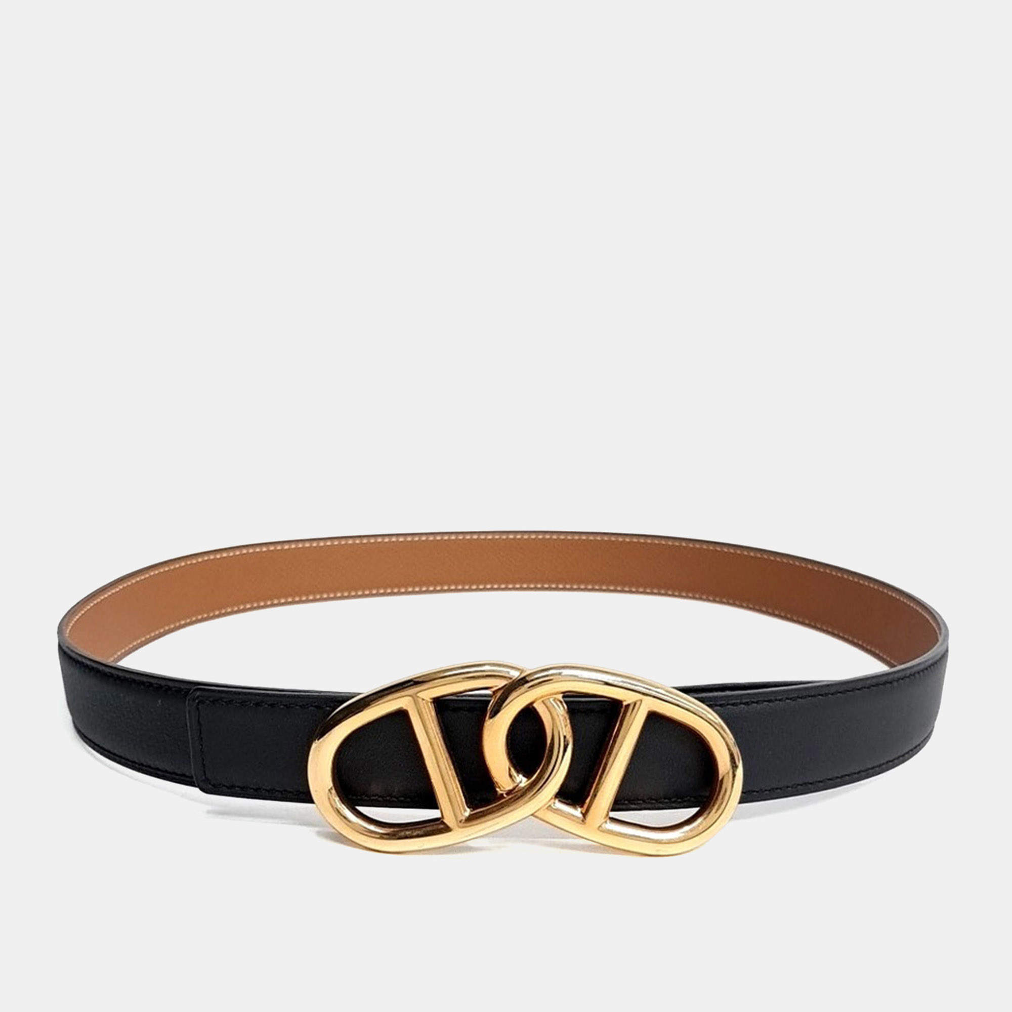 Pre Owned Hermès Chandal Reversible Belt (B)