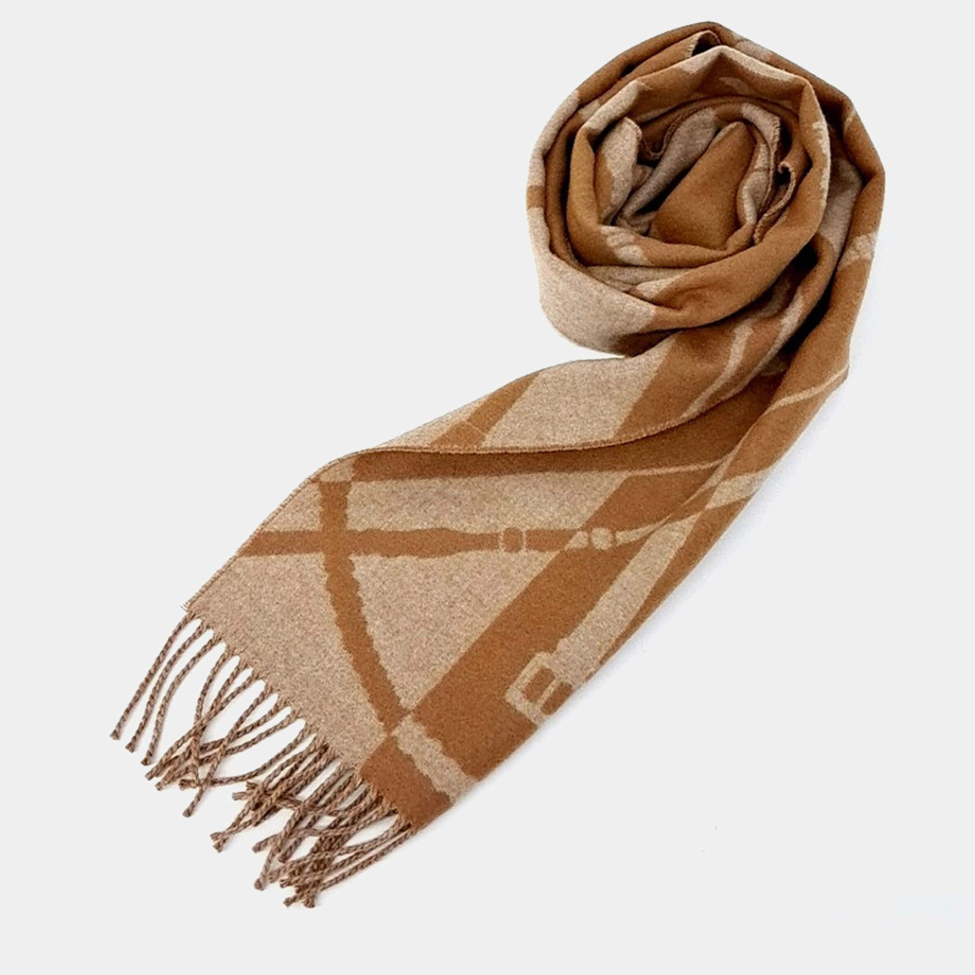 مملوكة مسبقًا Hermès Multicolor cashmere scarf