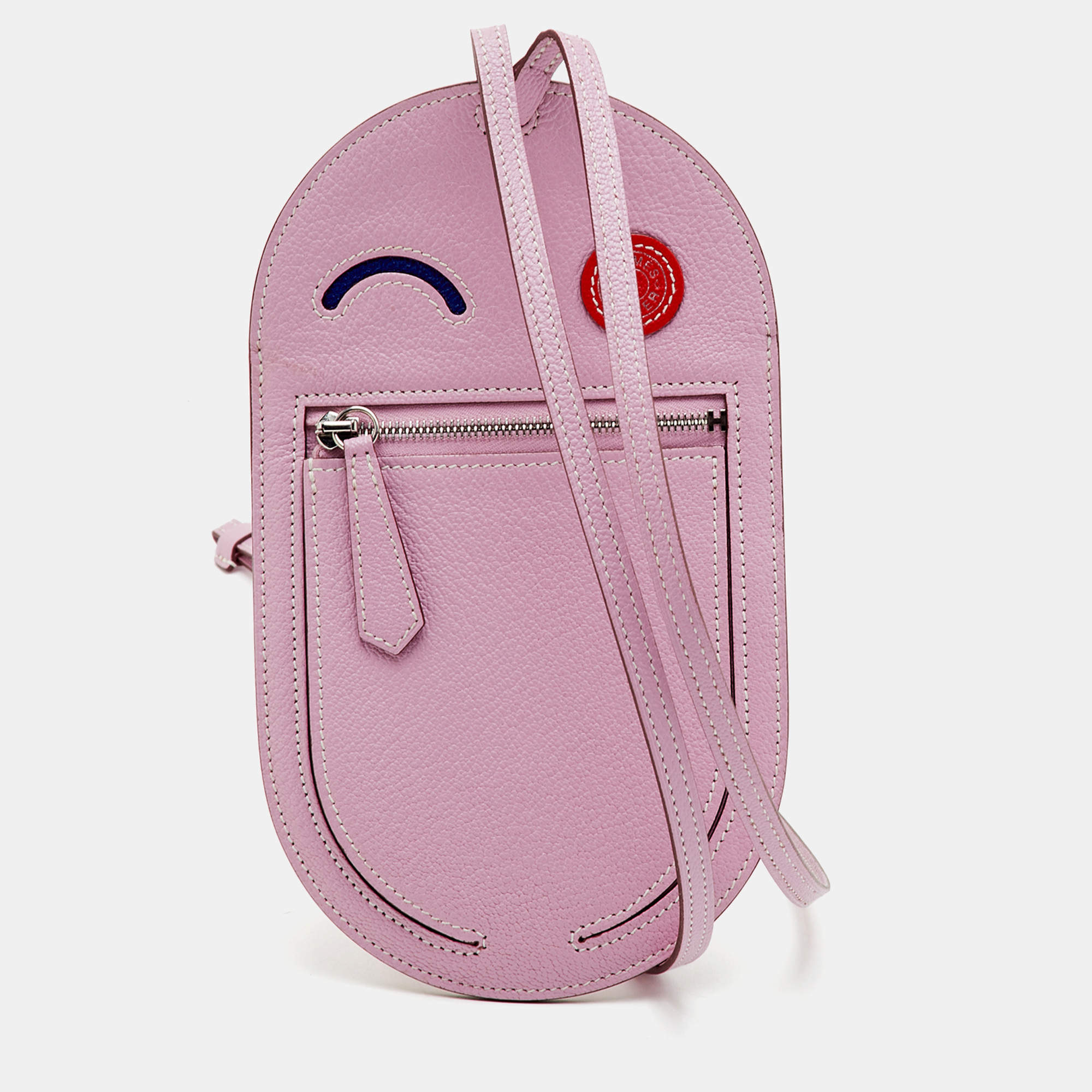 Pre Owned Hermès In-the-Loop Phone To Go Wink GM Sylvester Mall Chevre Mysore Leather Phone Case