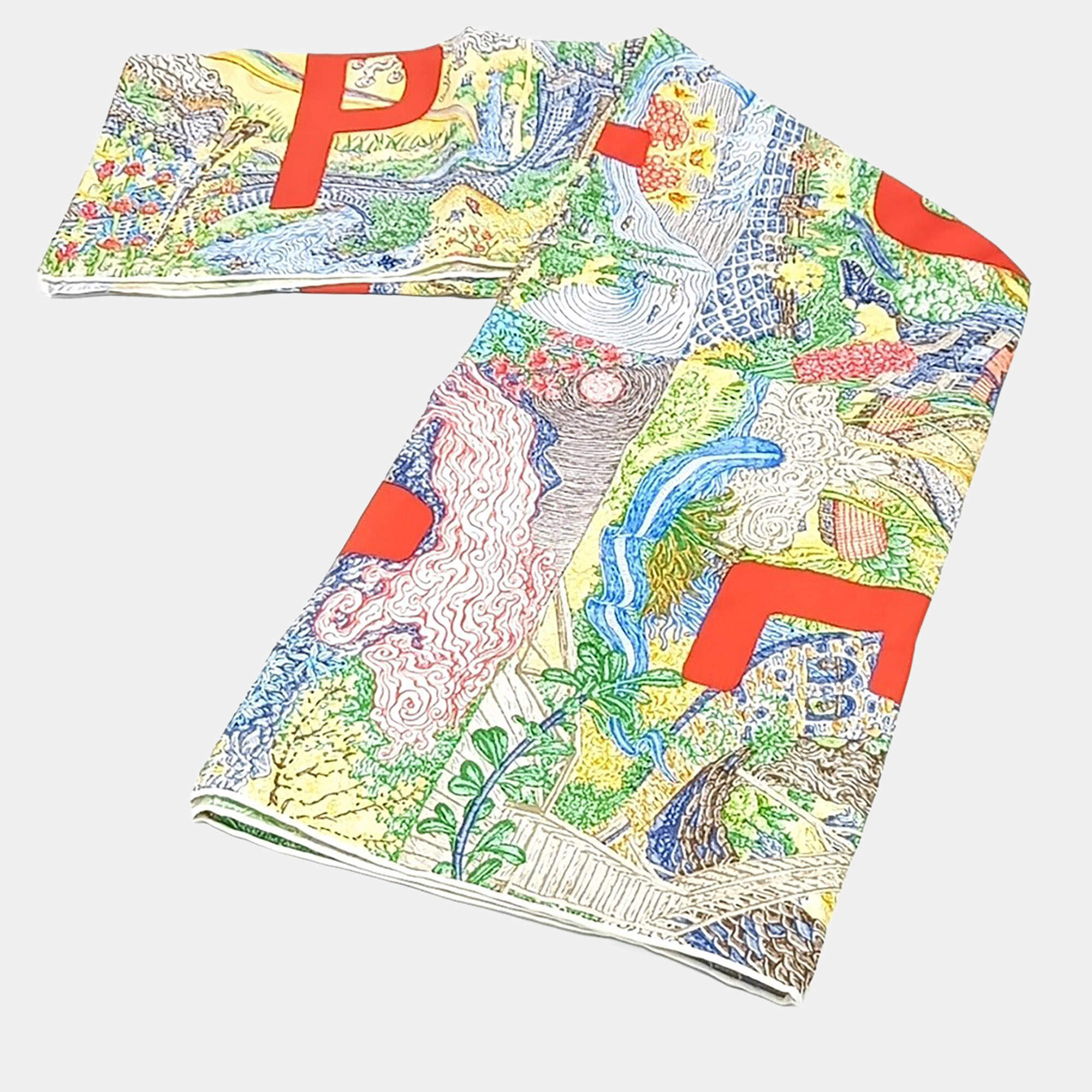 Pre Owned Hermès silk scarf