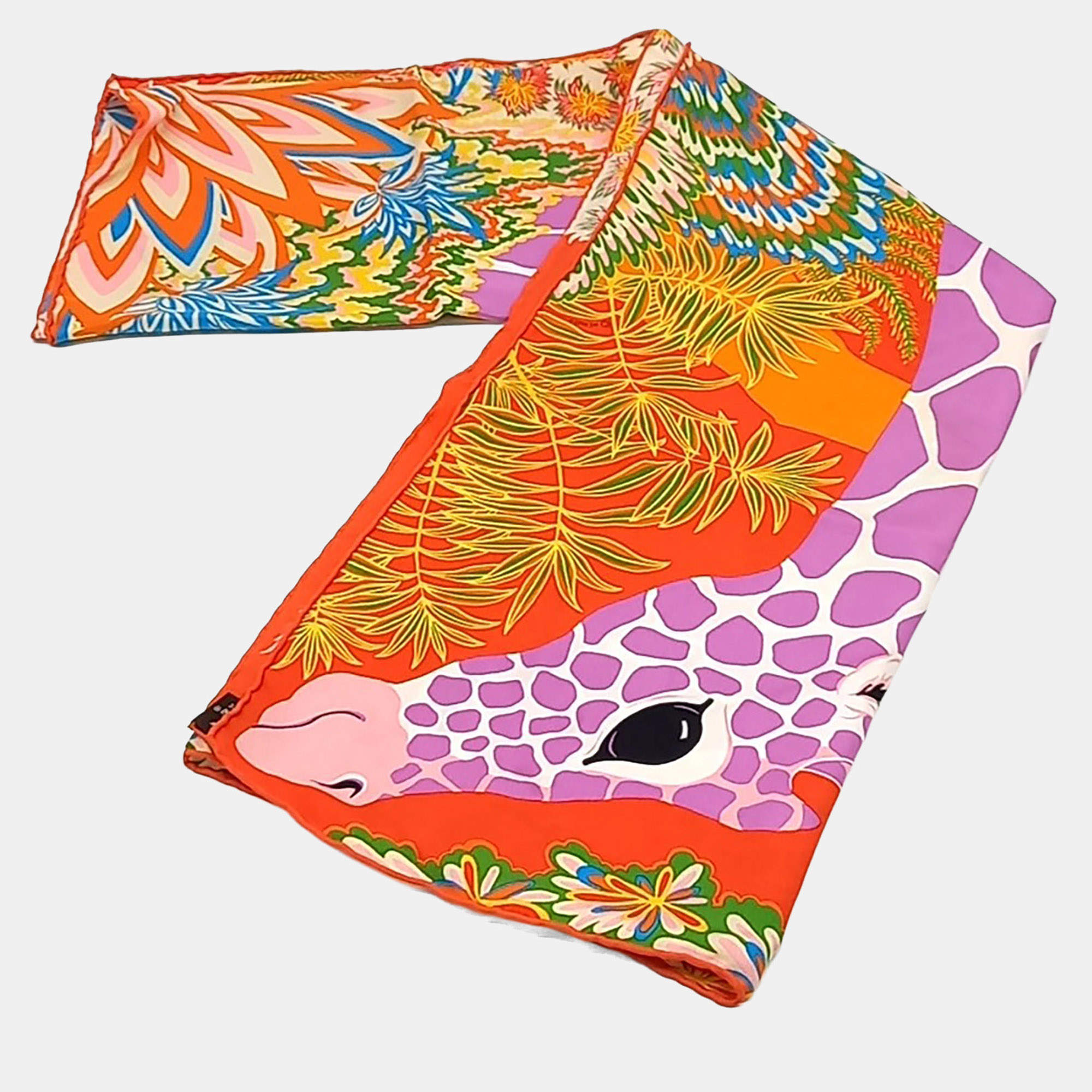 Pre Owned Hermès Multicolor silk scarf