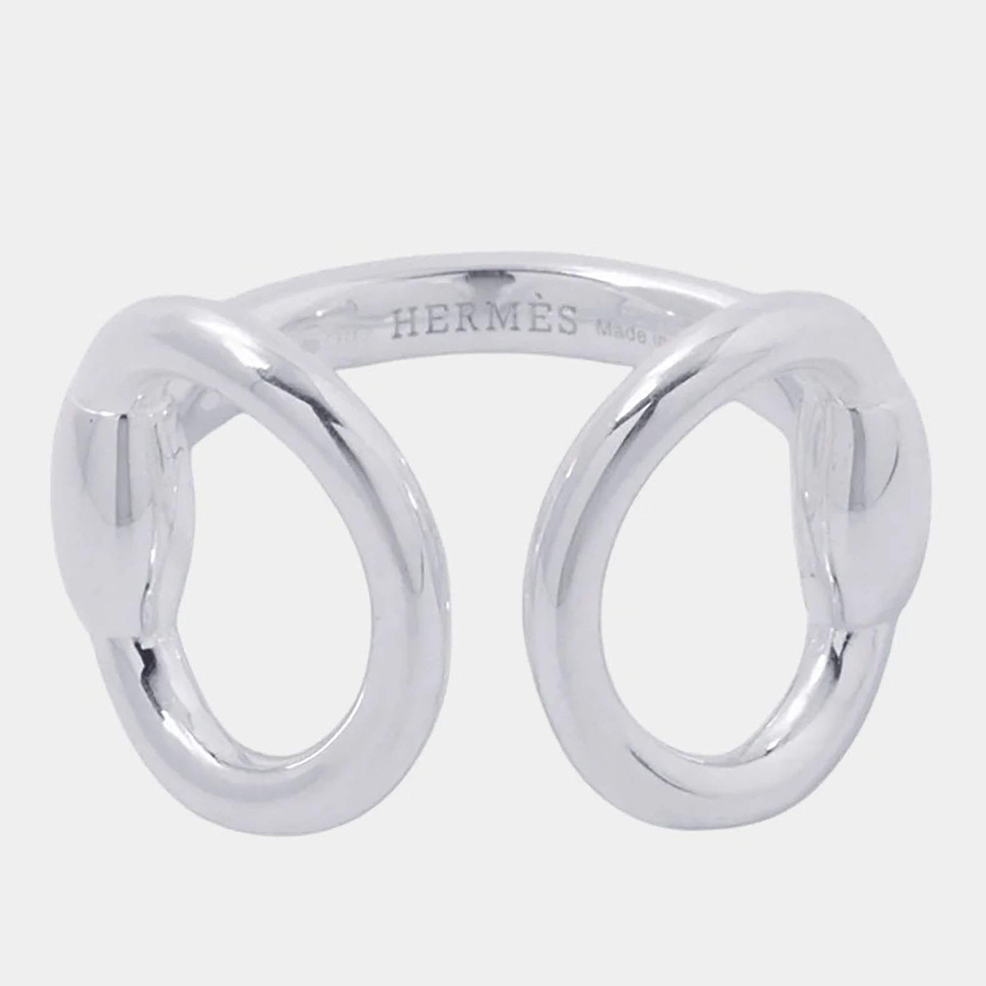 Pre Owned Hermes Nausicaa Ring Size 54/#14 Sv925