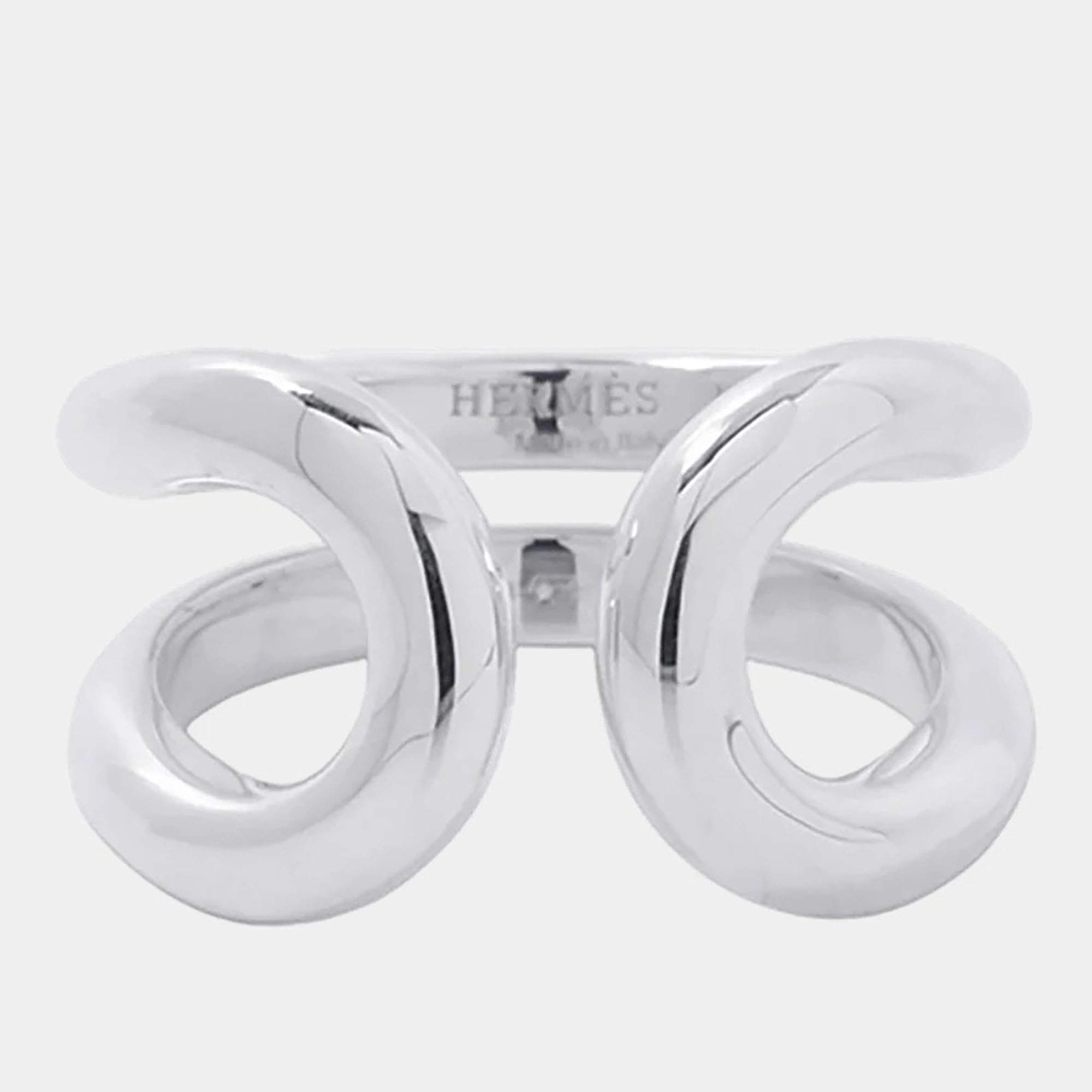Pre Owned Hermes Lima Ring Size PM/54/#14 Sv925