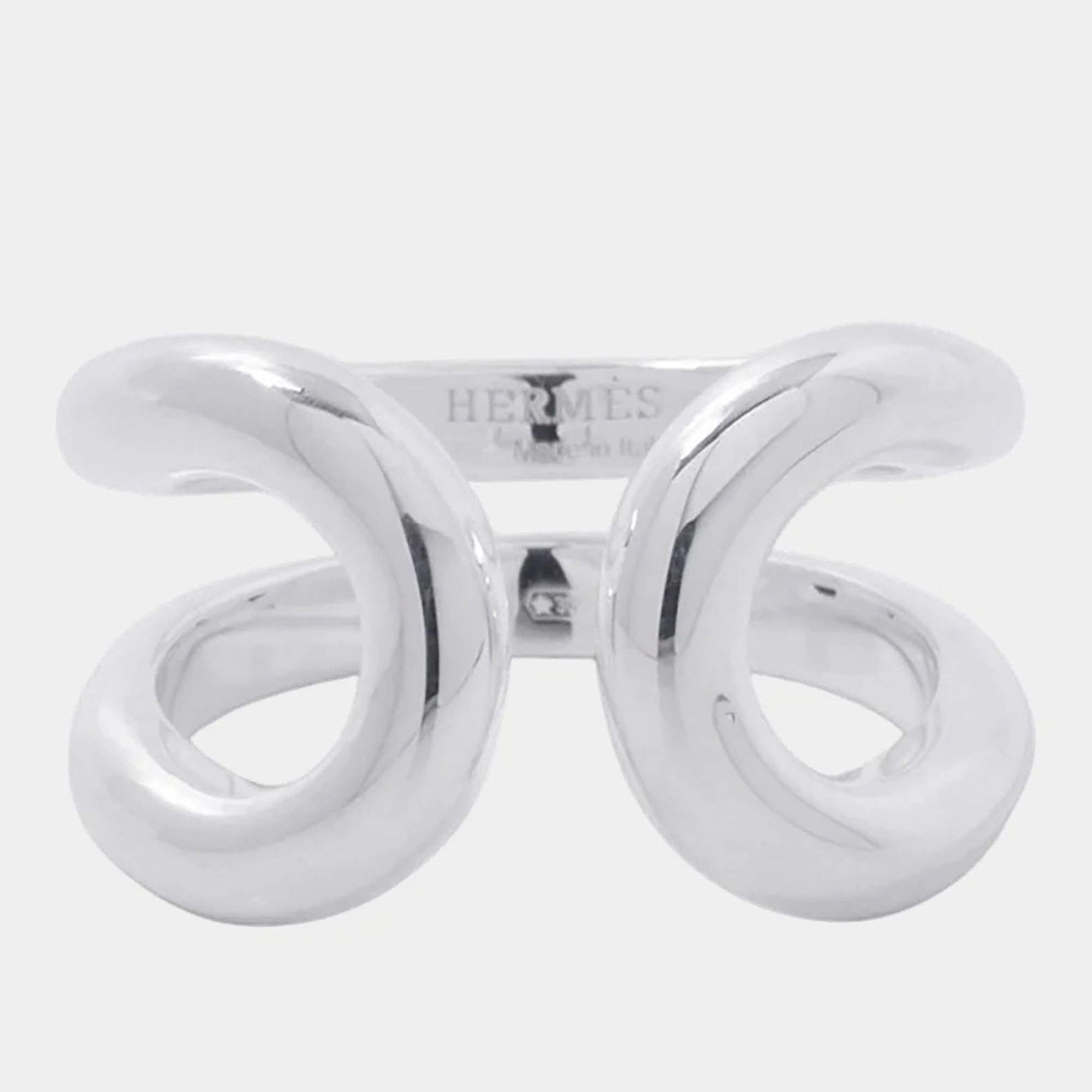 Pre Owned Hermes Lima Ring Size PM/52/#12 Sv925