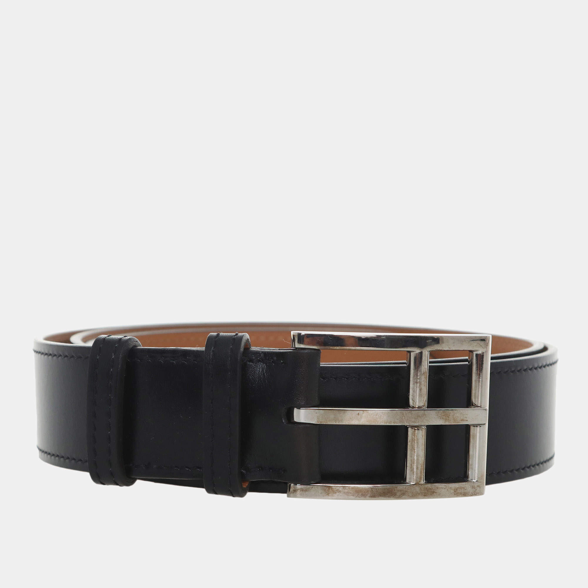مملوكة مسبقًا Hermes Etriviere 32 Leather Belt