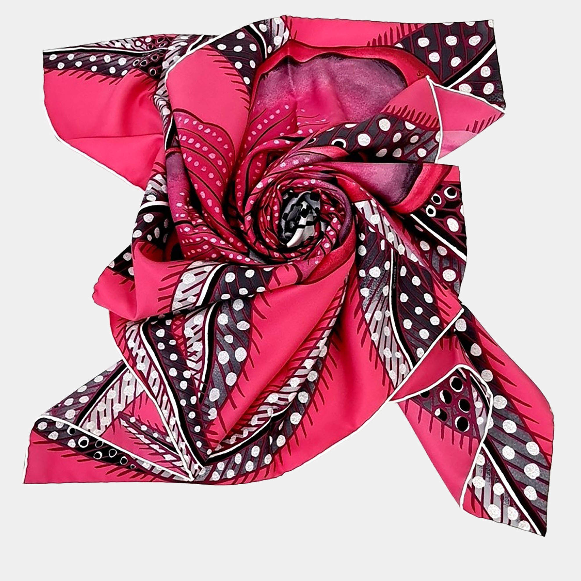 Pre Owned Hermès Multicolor silk scarf