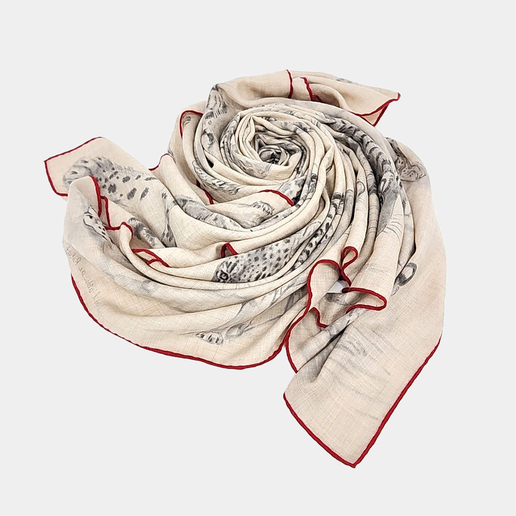 Pre Owned Hermès Cashmere Silk Scarf