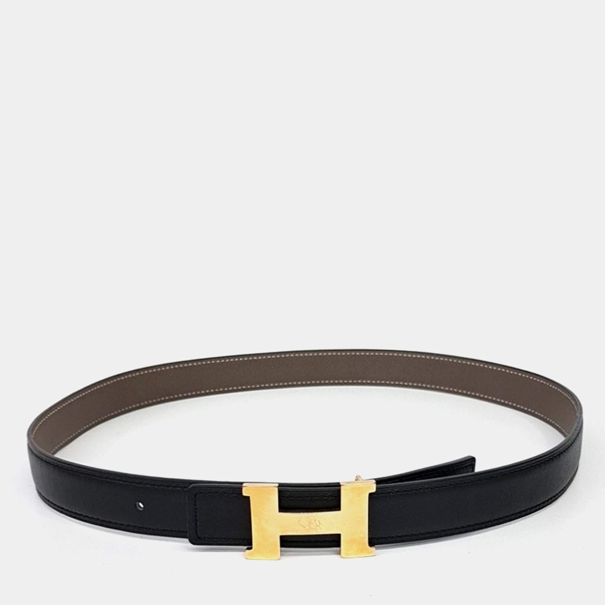 مملوكة مسبقًا Hermès H Reversible Belt (C)