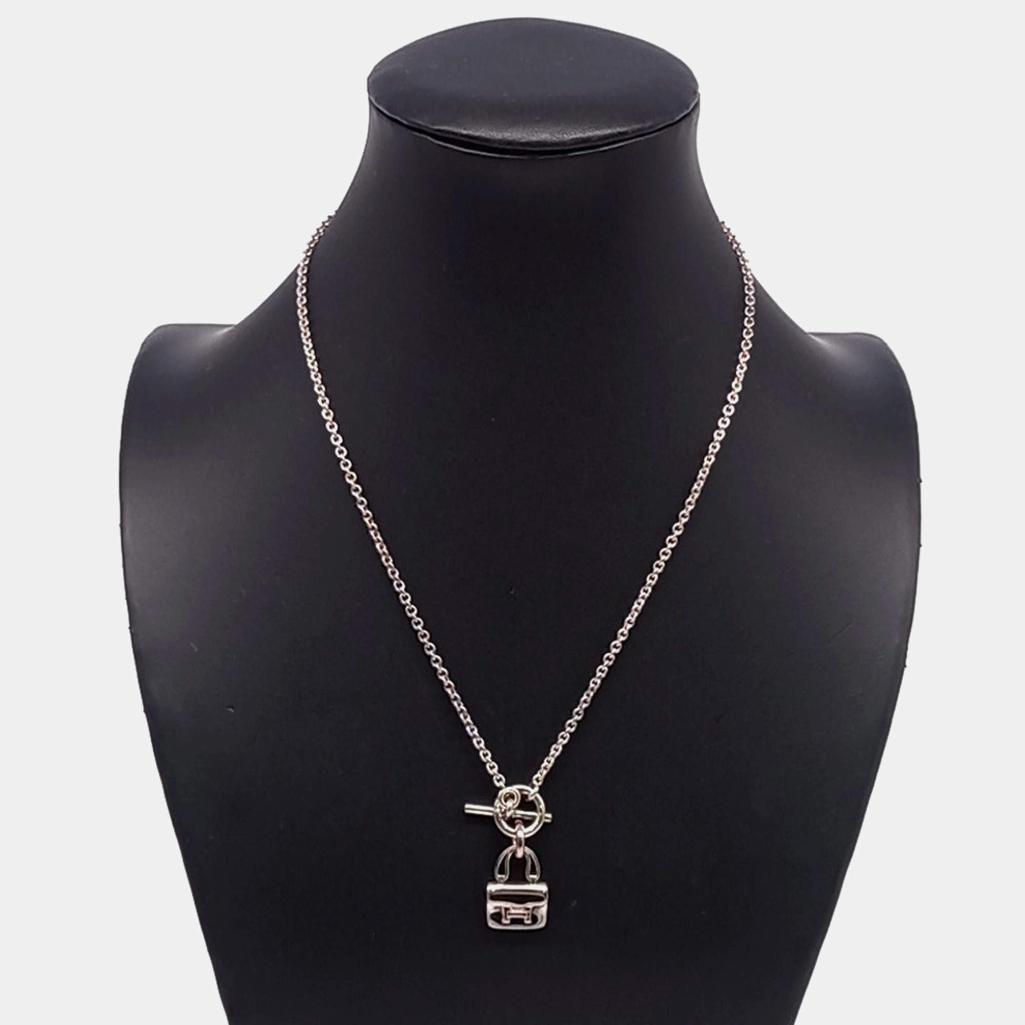 Pre Owned Hermès Silver 925 Constance Necklace