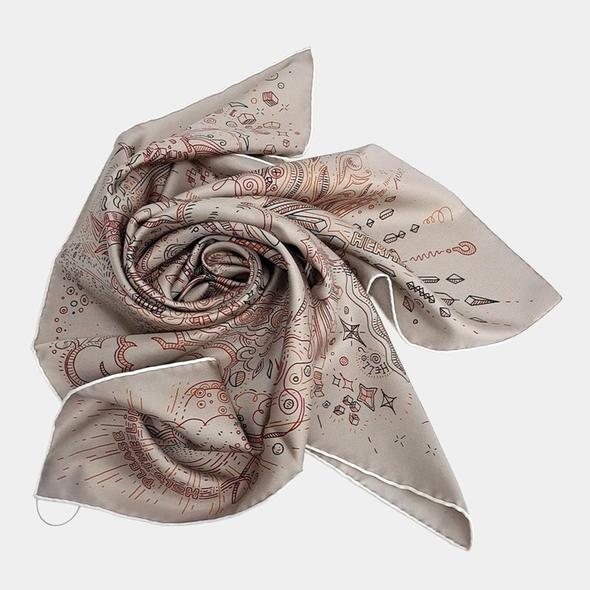 Pre Owned Hermès silk scarf