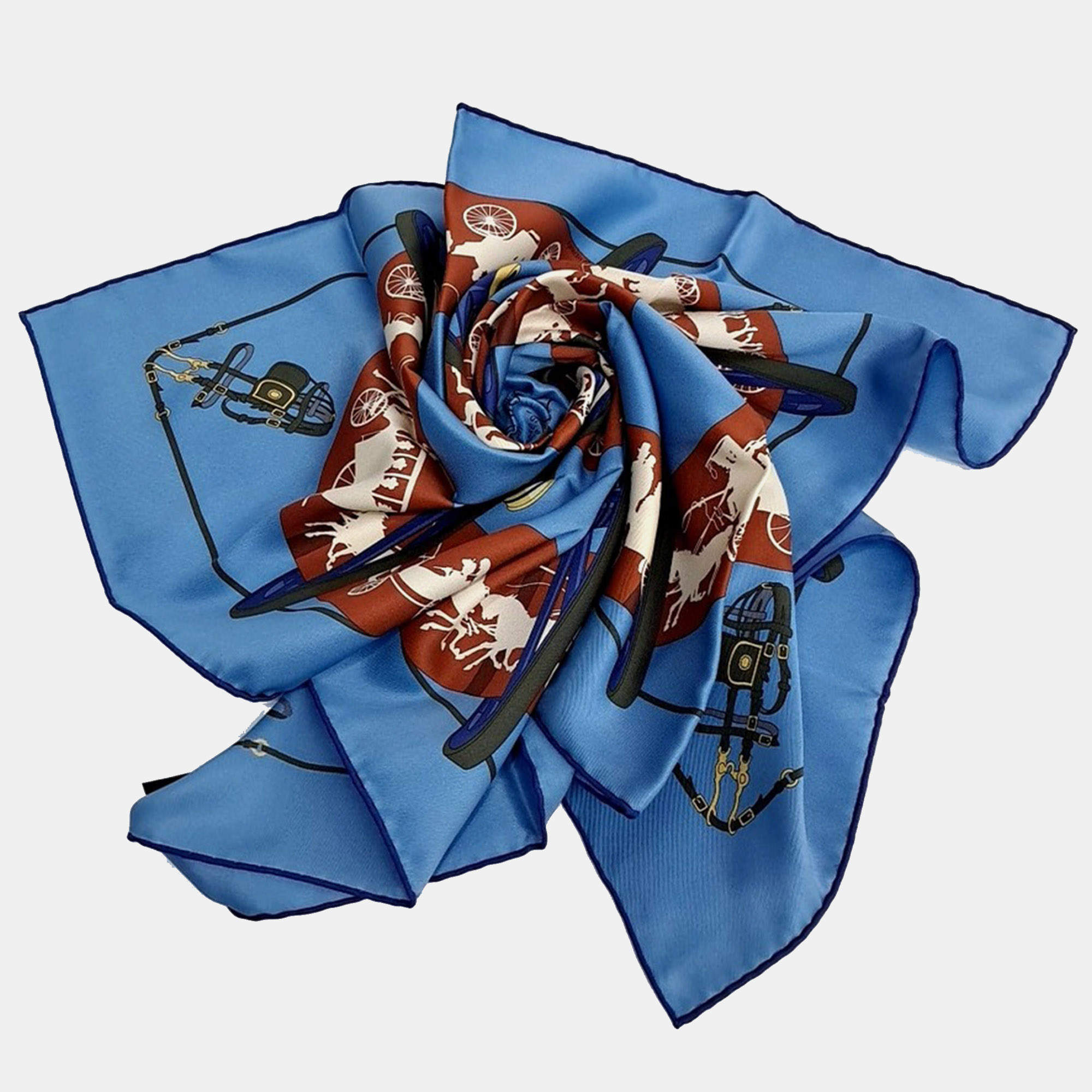 مملوكة مسبقًا Hermès silk scarf