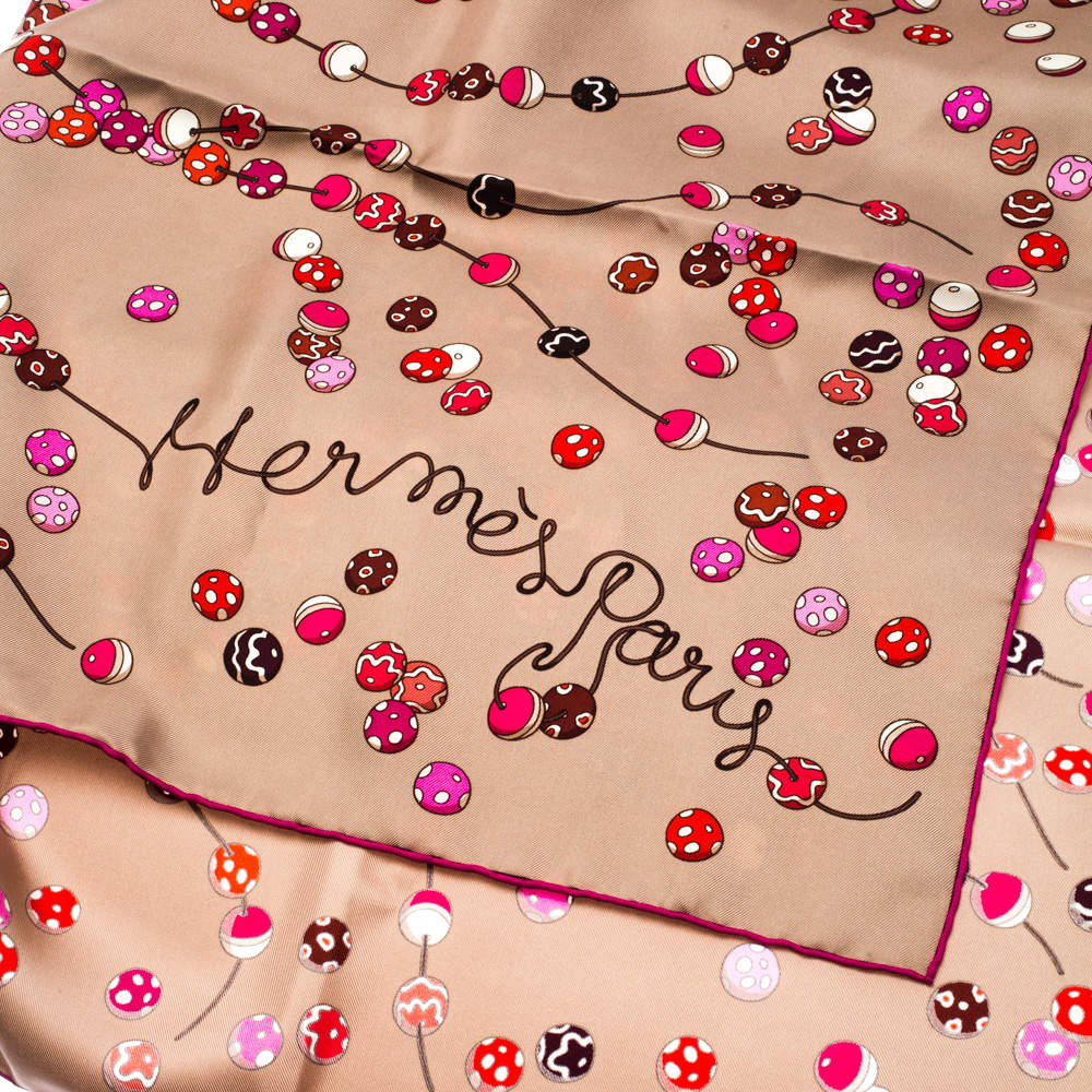 hermes dancing pearls scarf