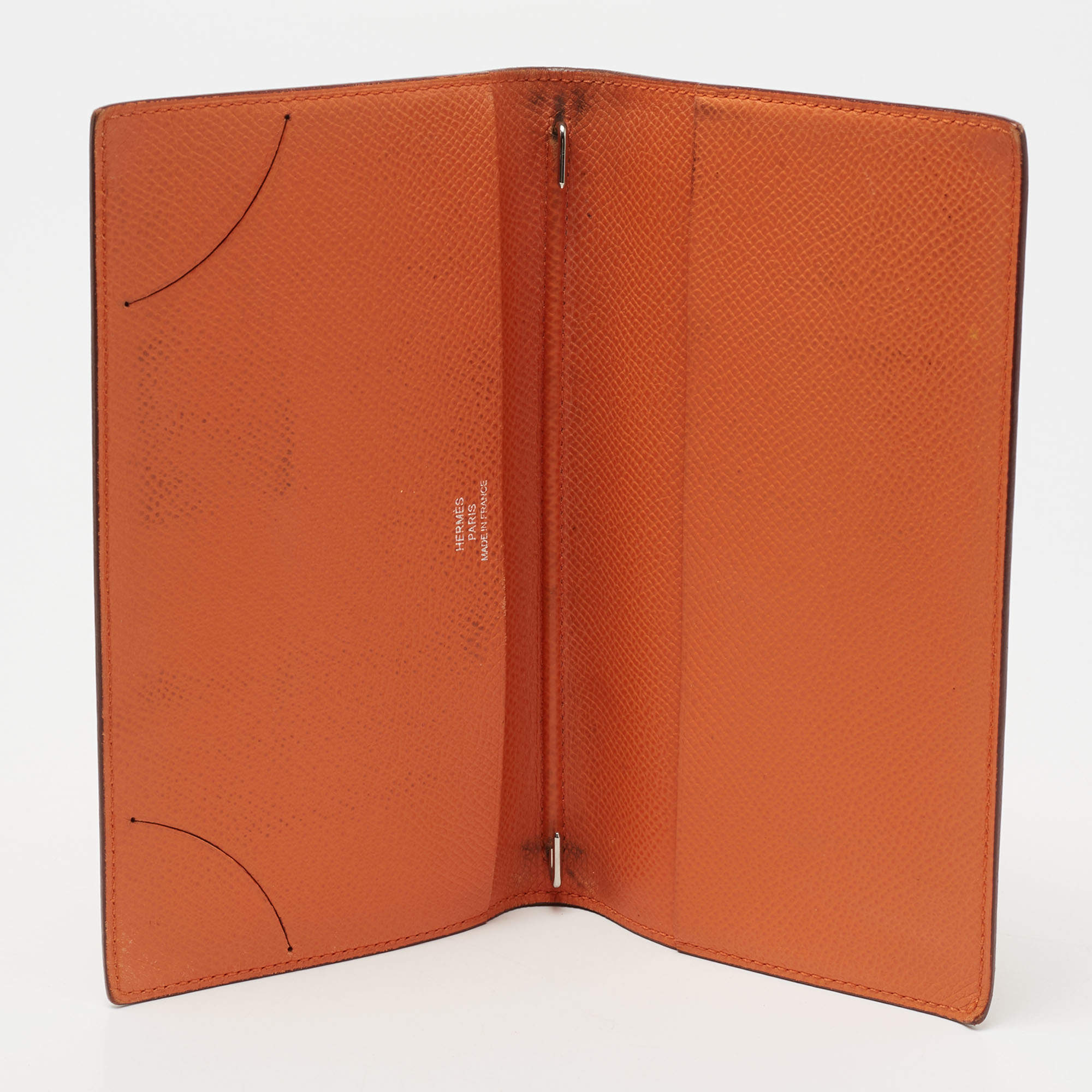 Hermes Orange Epsom Leather Vision II Simple Agenda Cover Hermes | TLC