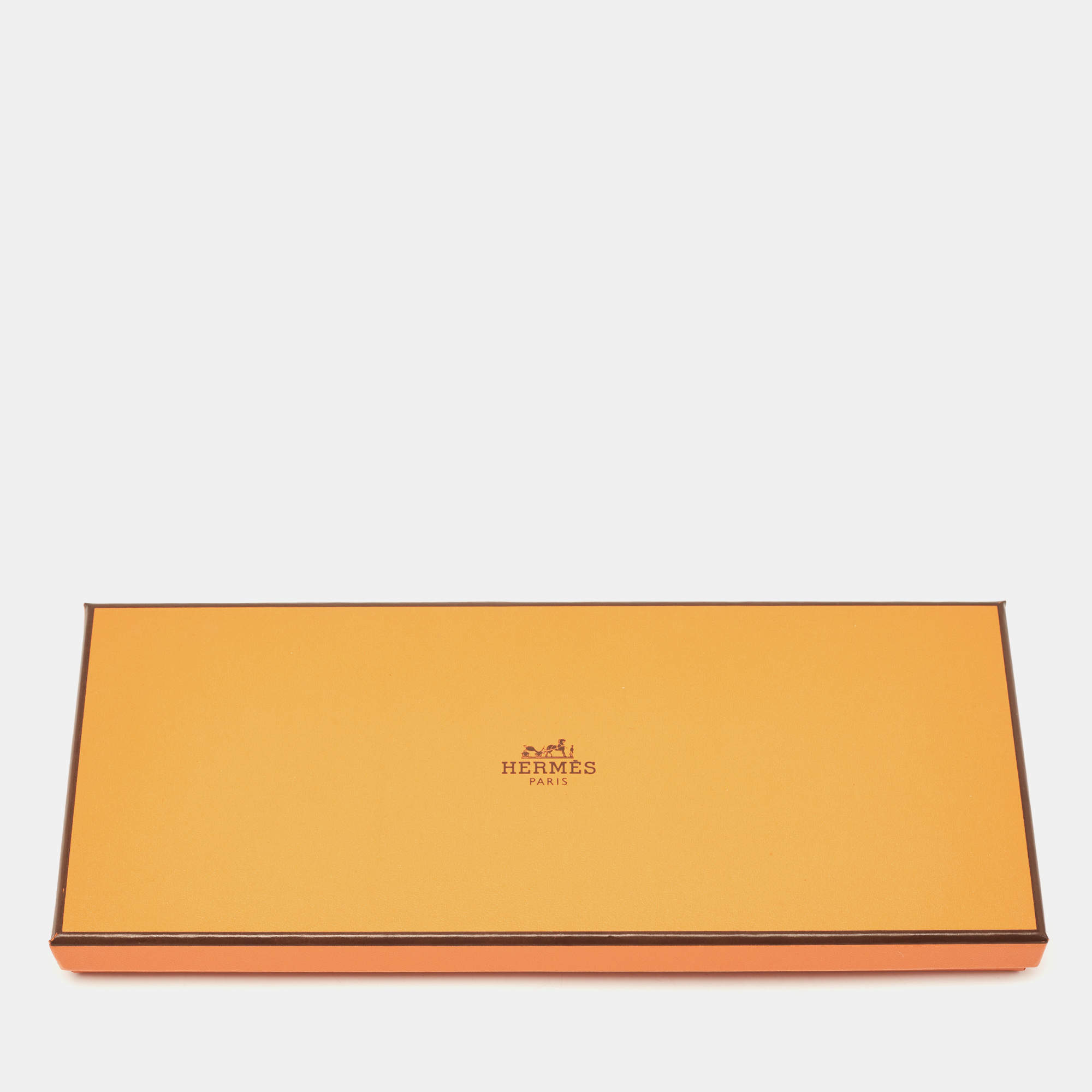 Hermes Orange/Celeste/Colvert Leather Rodeo Grigri Bag Charm GM